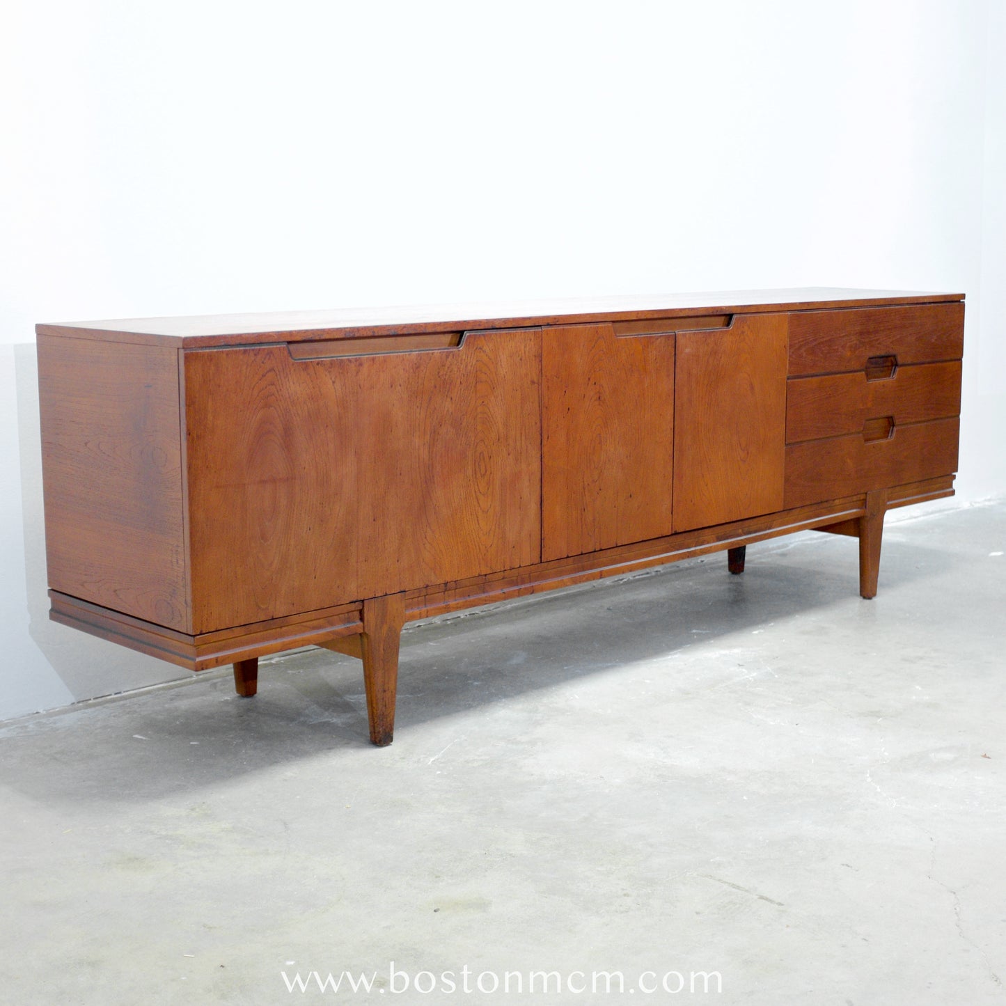 British Teak Credenza - 90" L