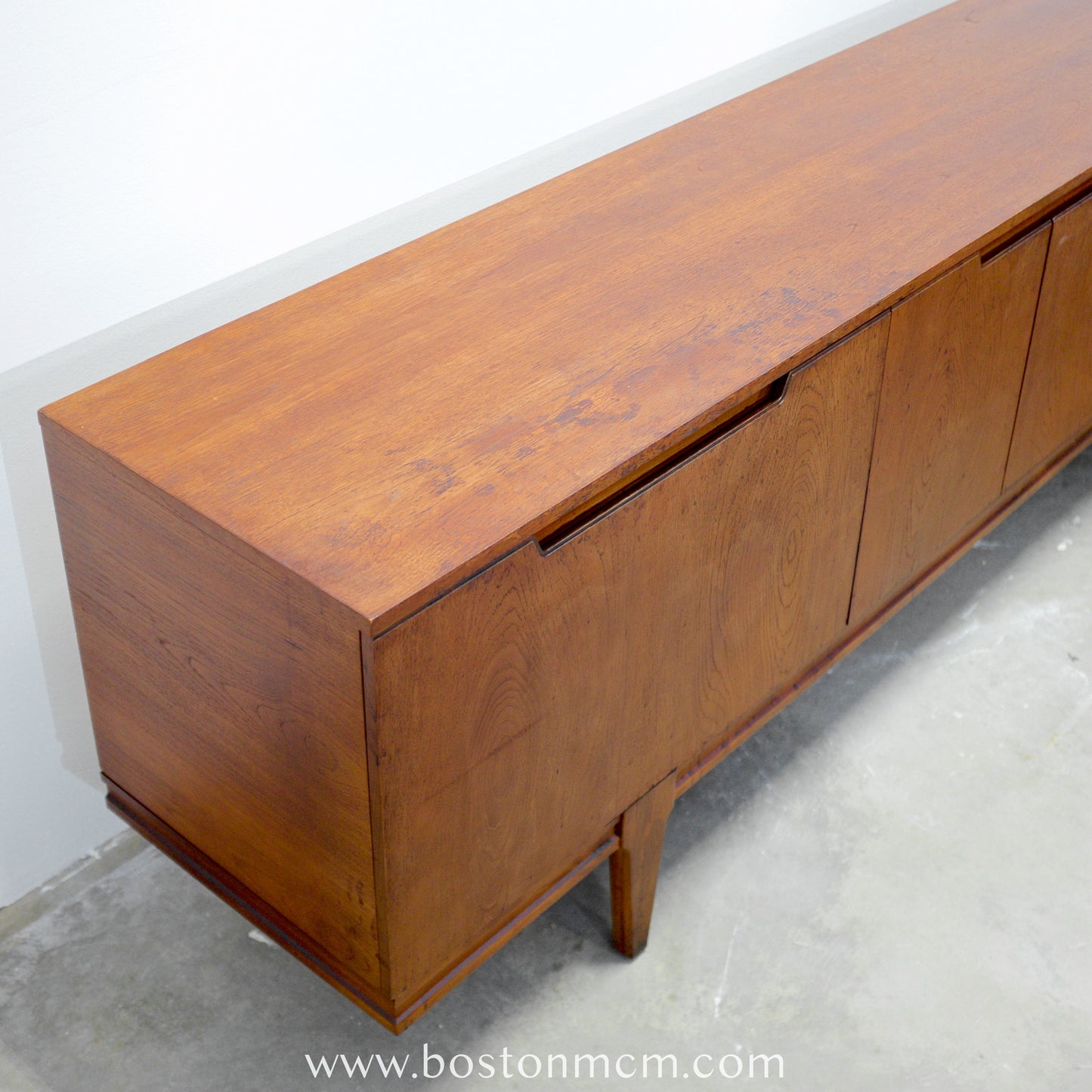 British Teak Credenza - 90" L