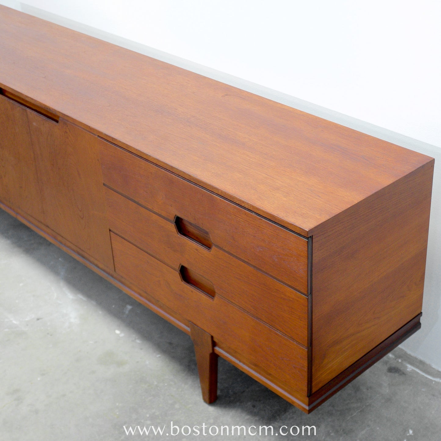 British Teak Credenza - 90" L