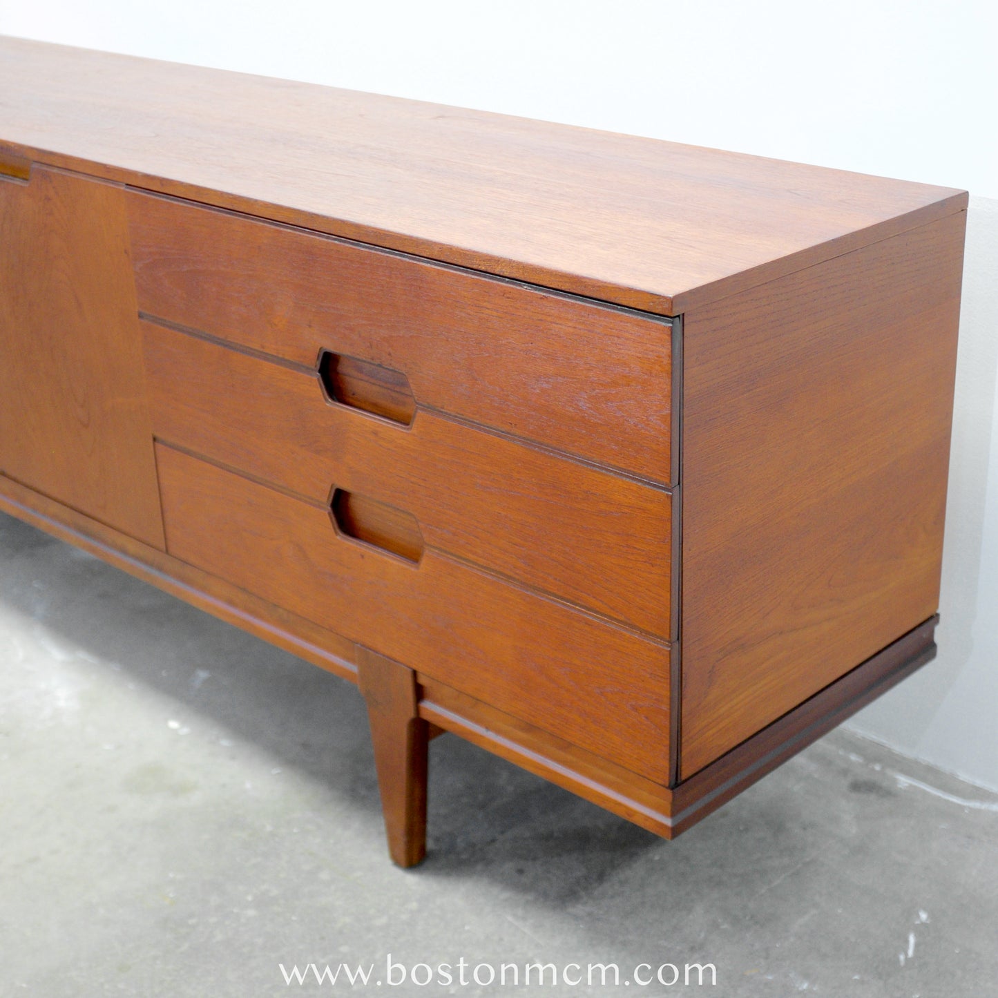 British Teak Credenza - 90" L