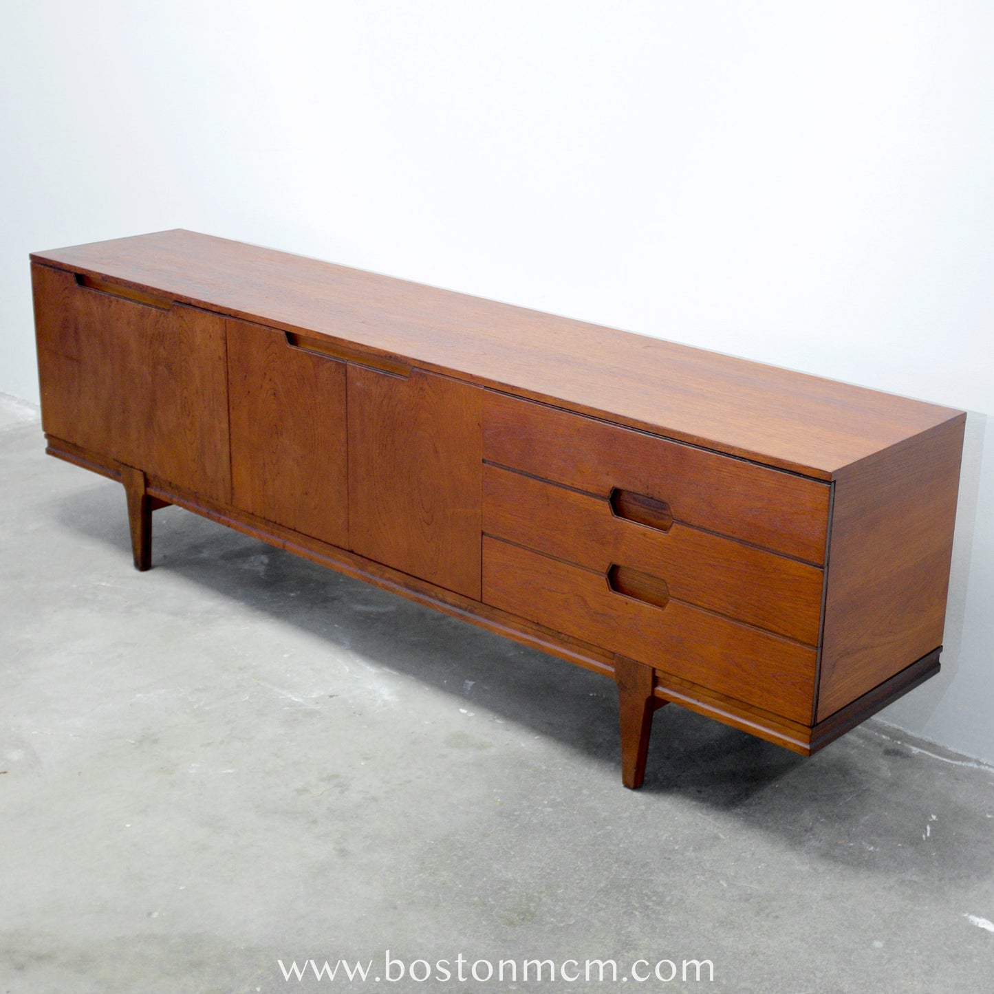 British Teak Credenza - 90" L