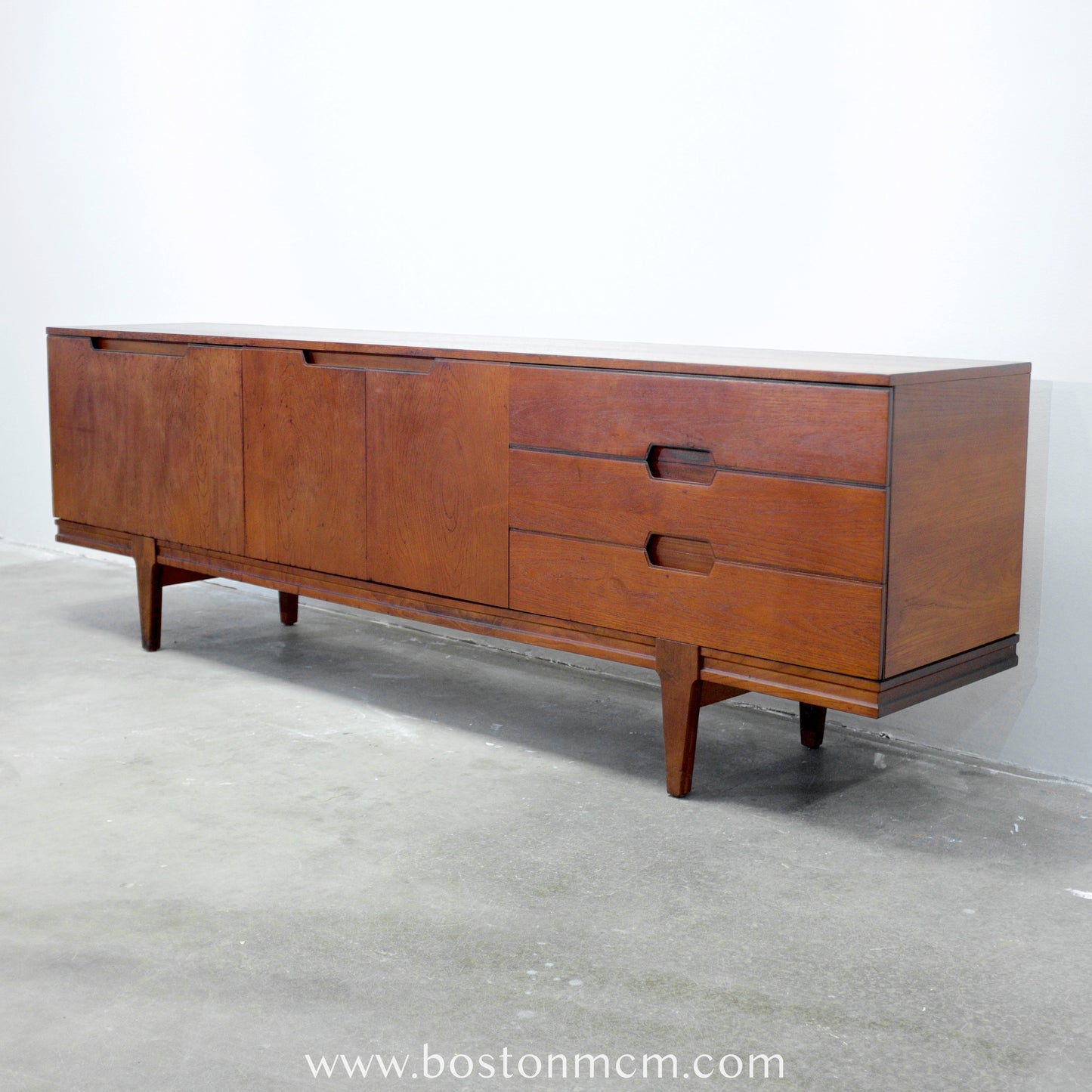 British Teak Credenza - 90" L