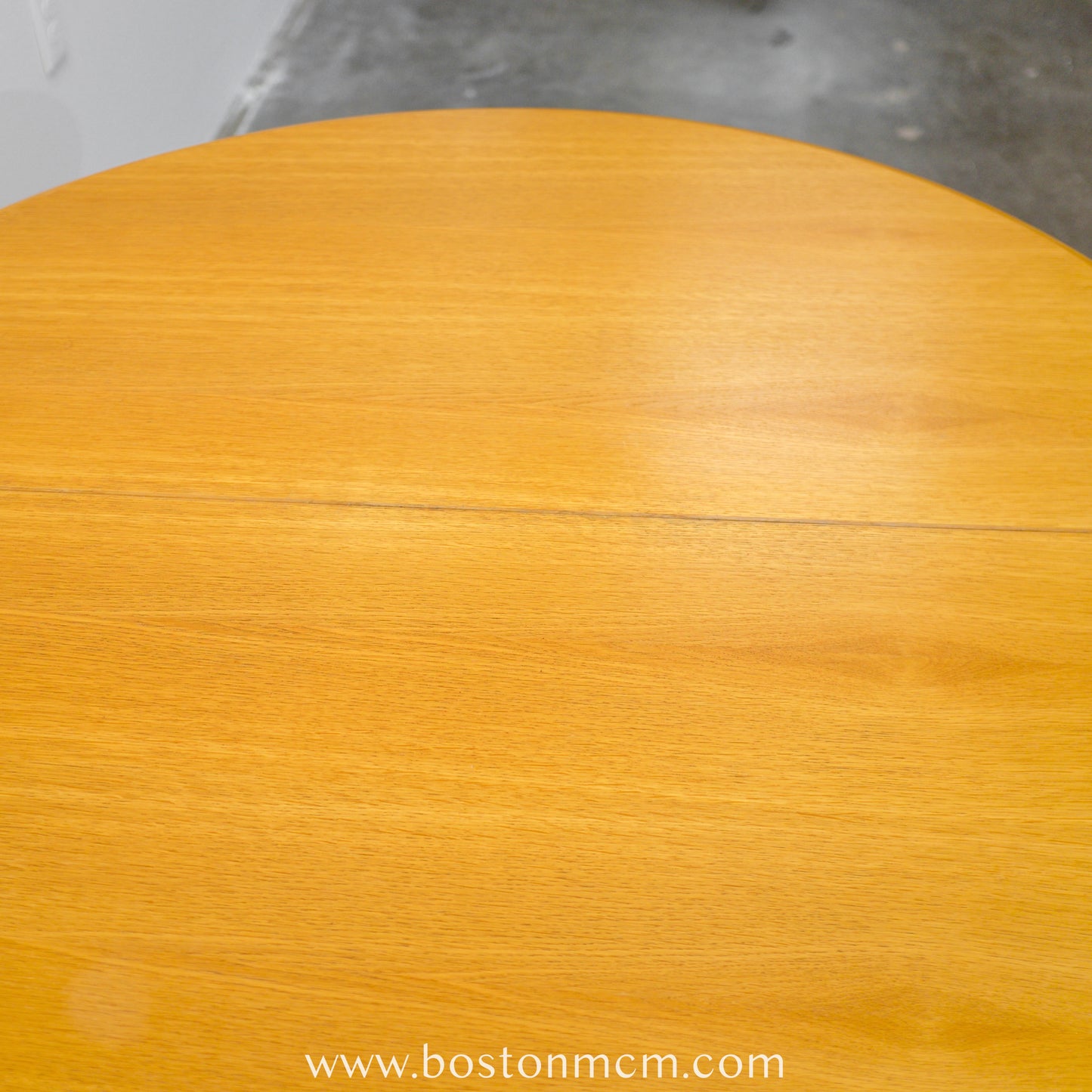 Danish Oak Round Dining Table - #A84