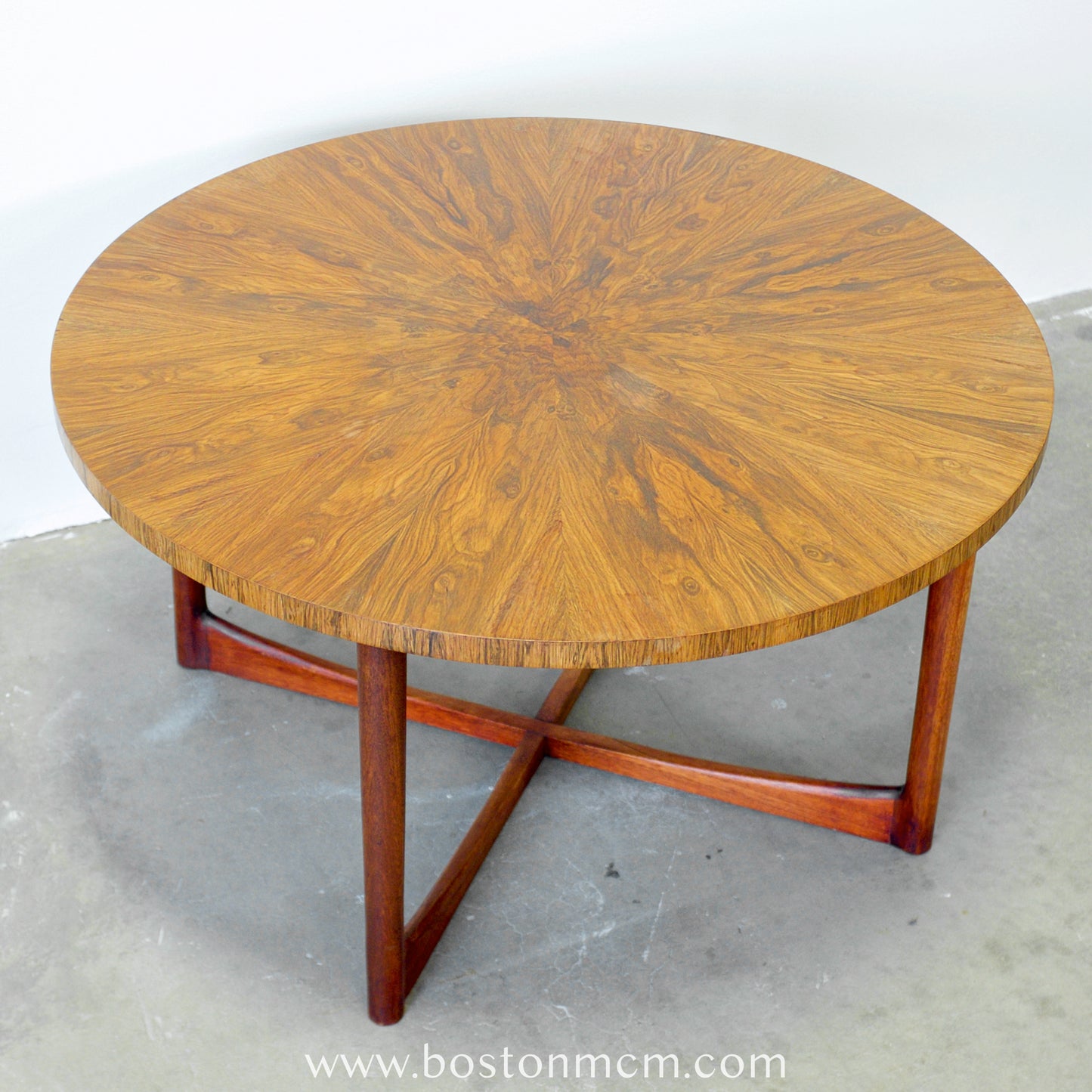 A.H. Mcintosh Rosewood Round Coffee Table