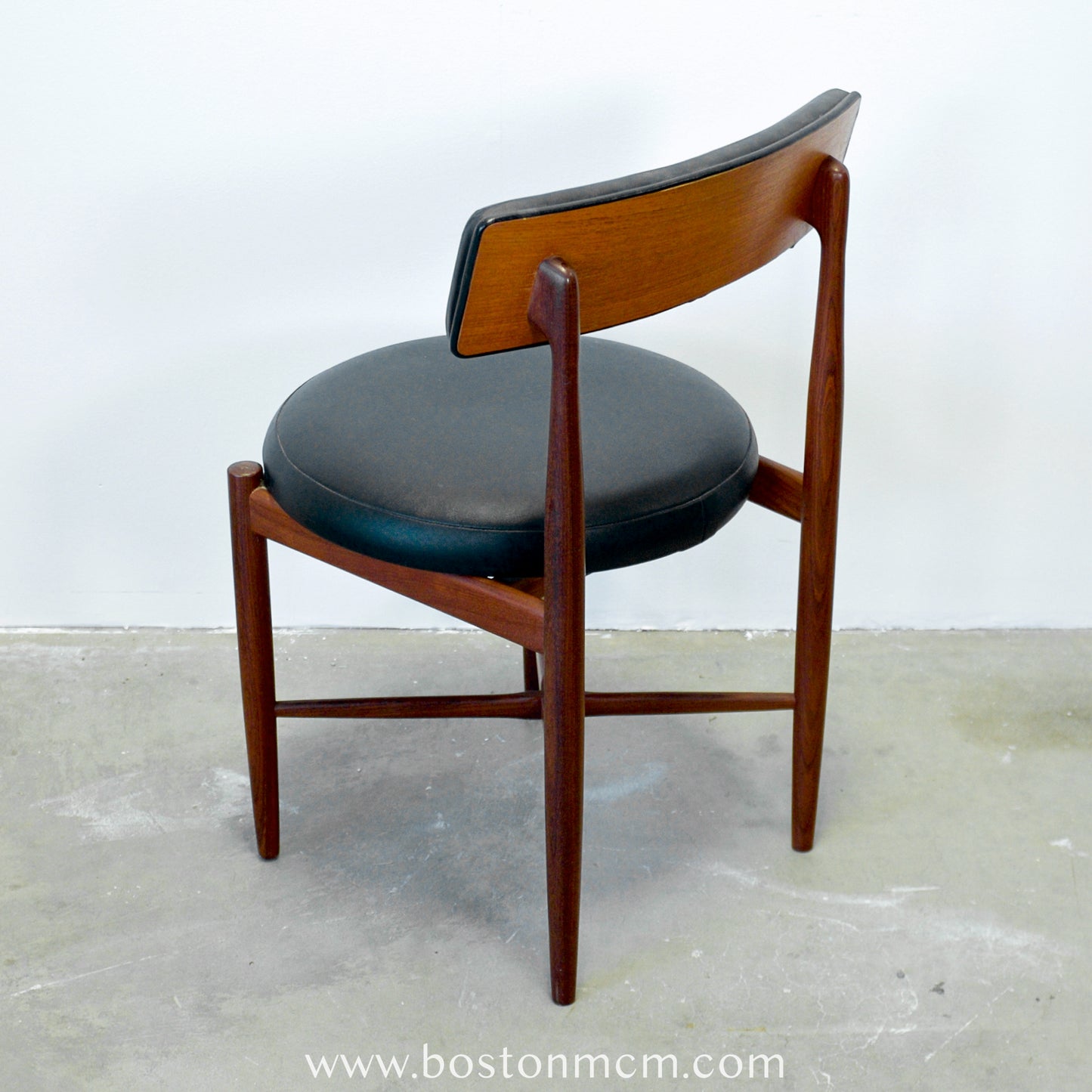 G-Plan "Fresco" Set of 4 Teak Dining Chairs Designed by V.B. Wilkins