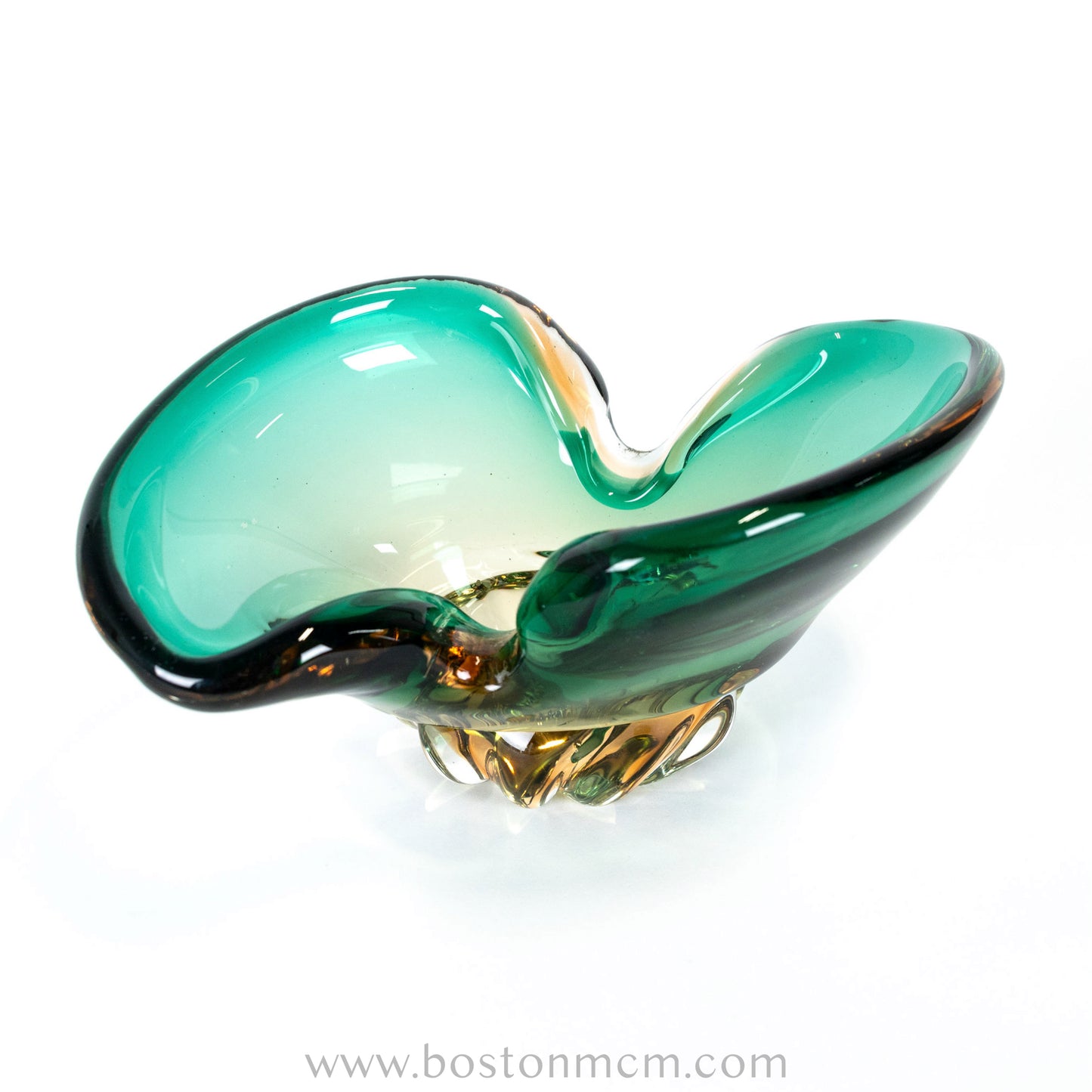 Italian Murano Art Glass Bowl, Possibly Sommerso