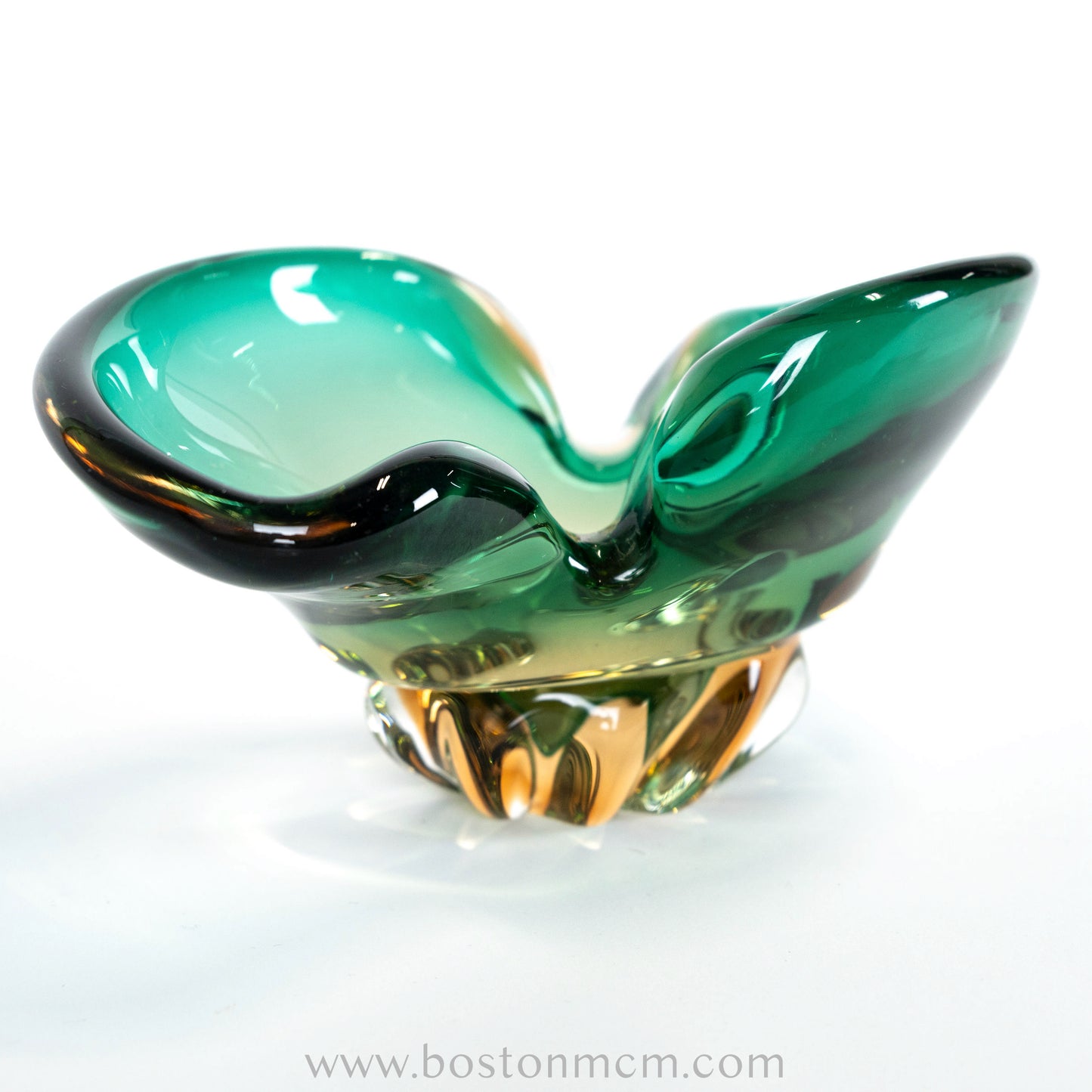 Italian Murano Art Glass Bowl, Possibly Sommerso