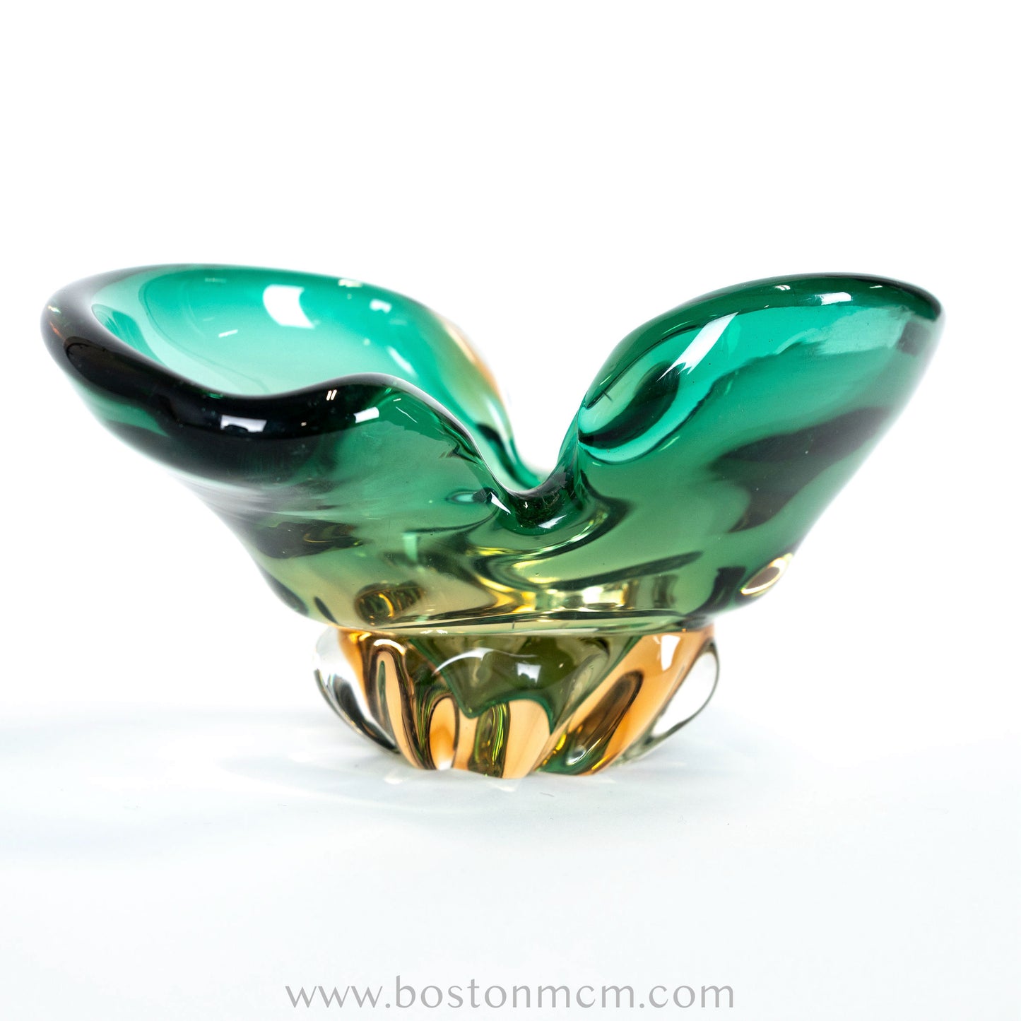 Italian Murano Art Glass Bowl, Possibly Sommerso