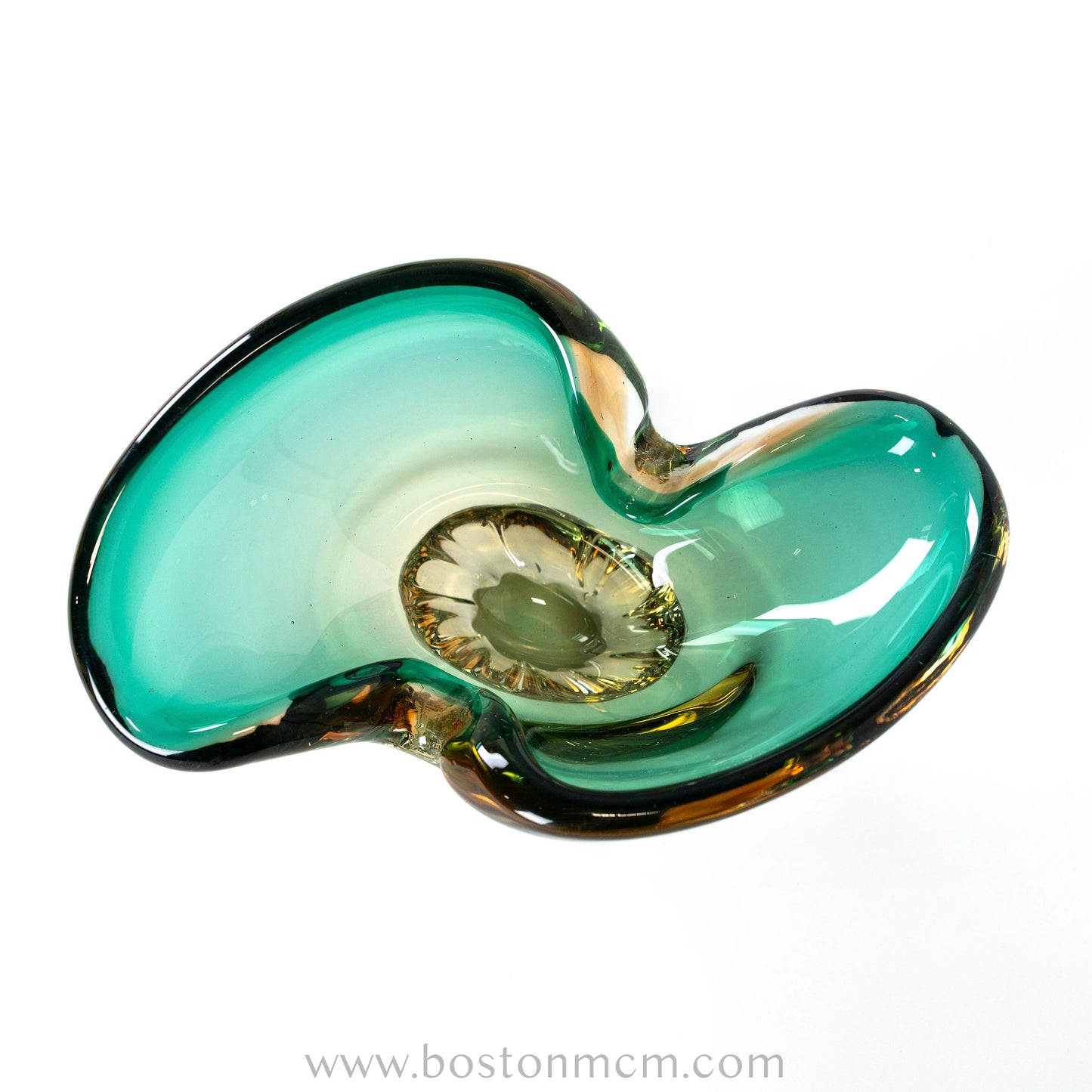 Italian Murano Art Glass Bowl, Possibly Sommerso