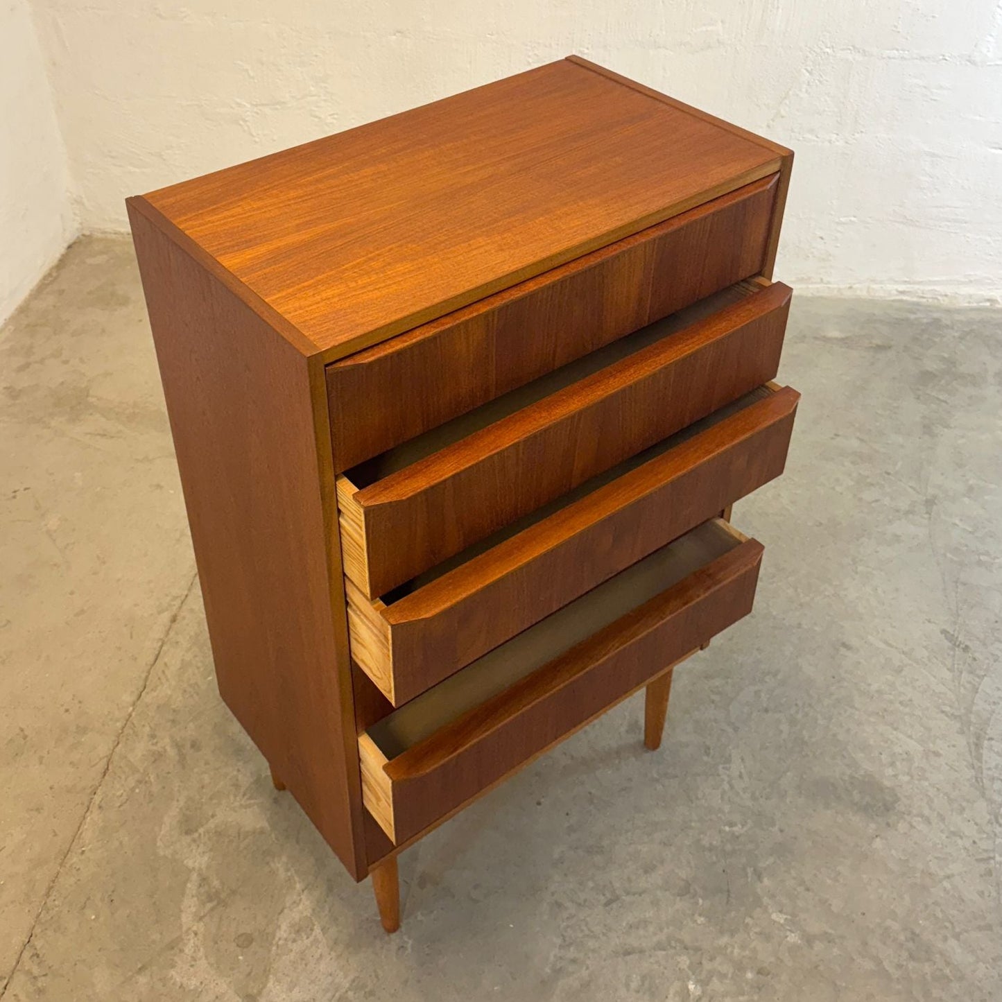 Danish Teak Six Drawer Dresser - #A2153