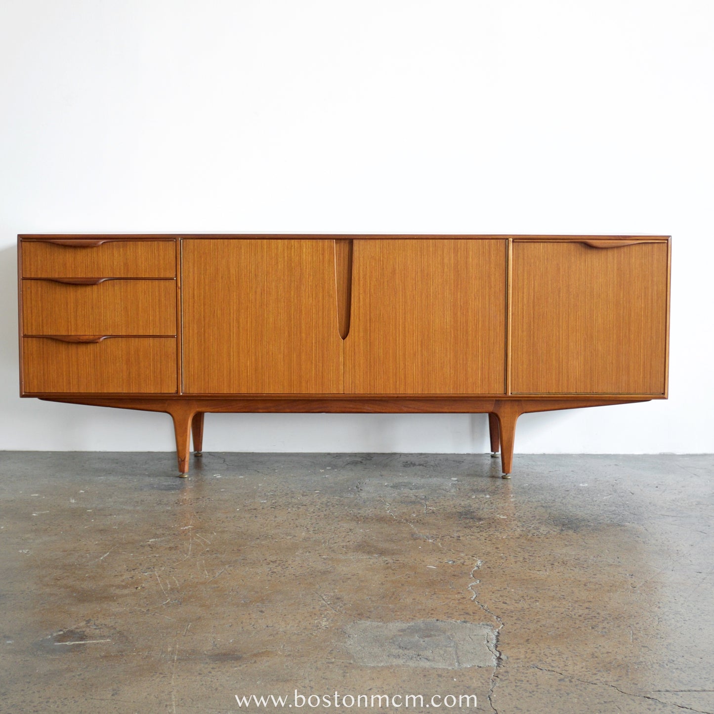 A.H. Mcintosh "Skye" Teak Credenza Designed by Tom Robertson & Val Rossi