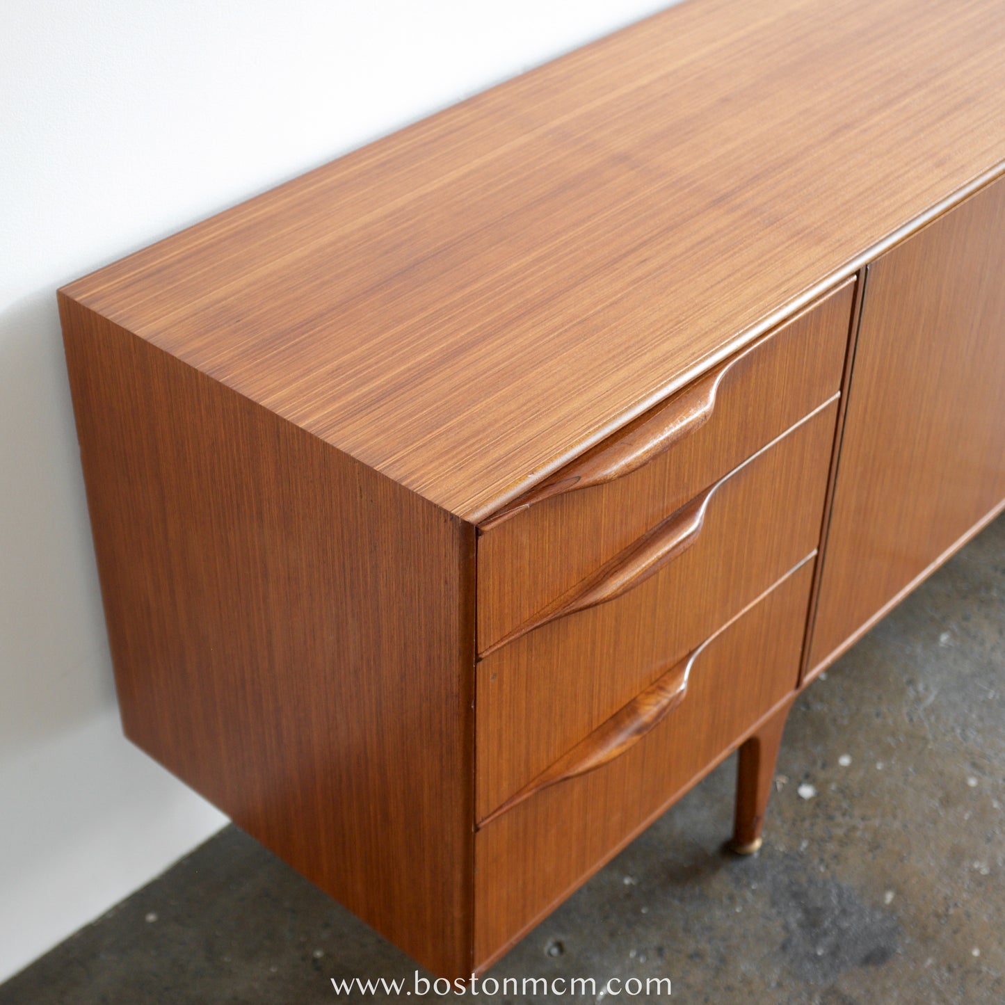 A.H. Mcintosh "Skye" Teak Credenza Designed by Tom Robertson & Val Rossi