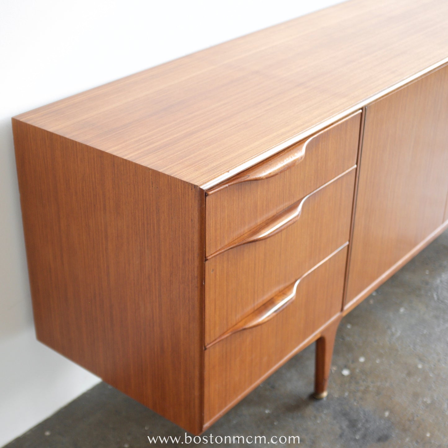 A.H. Mcintosh "Skye" Teak Credenza Designed by Tom Robertson & Val Rossi