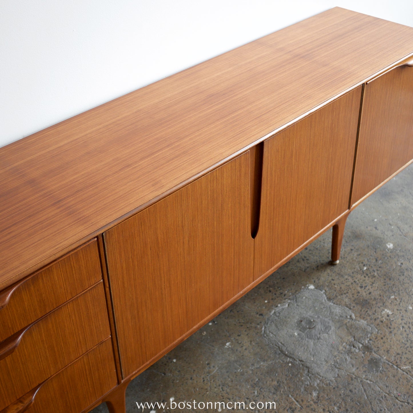 A.H. Mcintosh "Skye" Teak Credenza Designed by Tom Robertson & Val Rossi