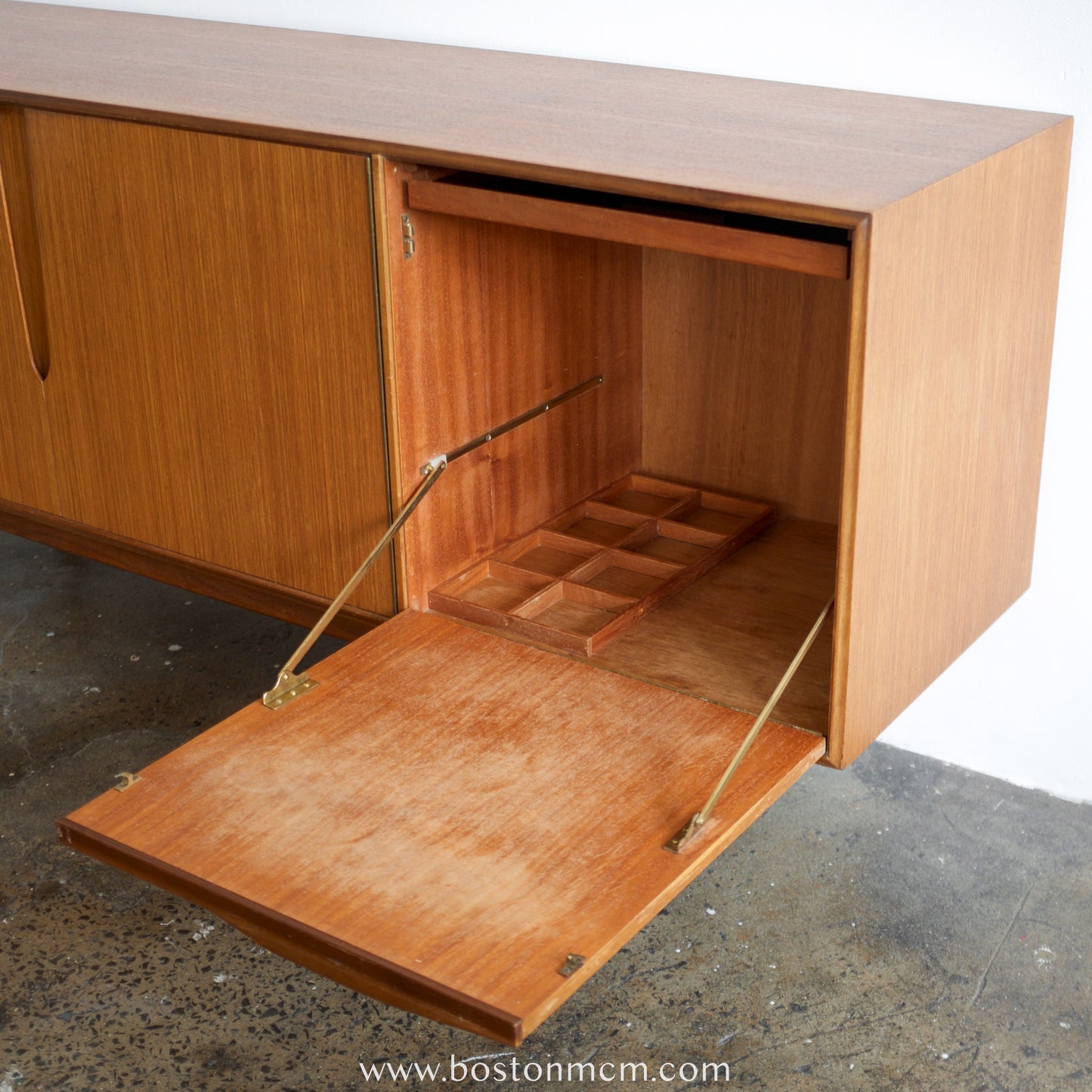 A.H. Mcintosh "Skye" Teak Credenza Designed by Tom Robertson & Val Rossi