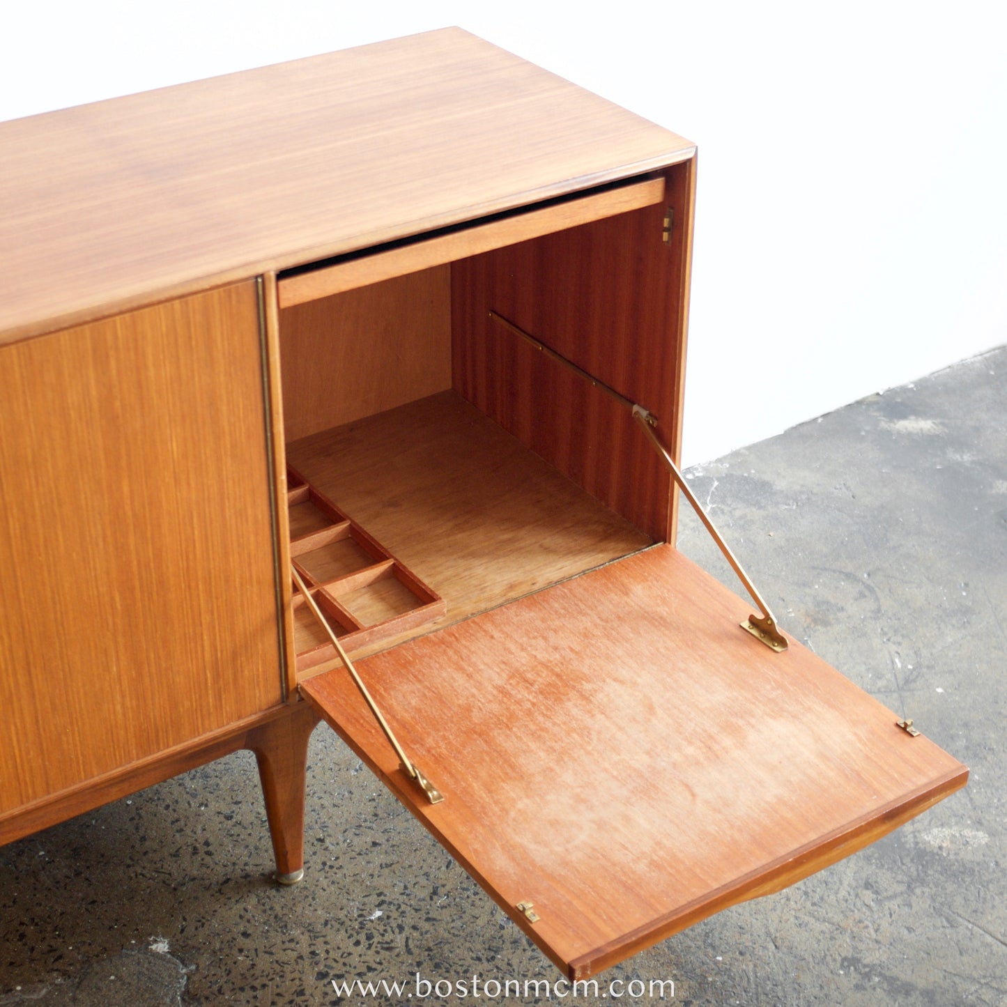 A.H. Mcintosh "Skye" Teak Credenza Designed by Tom Robertson & Val Rossi