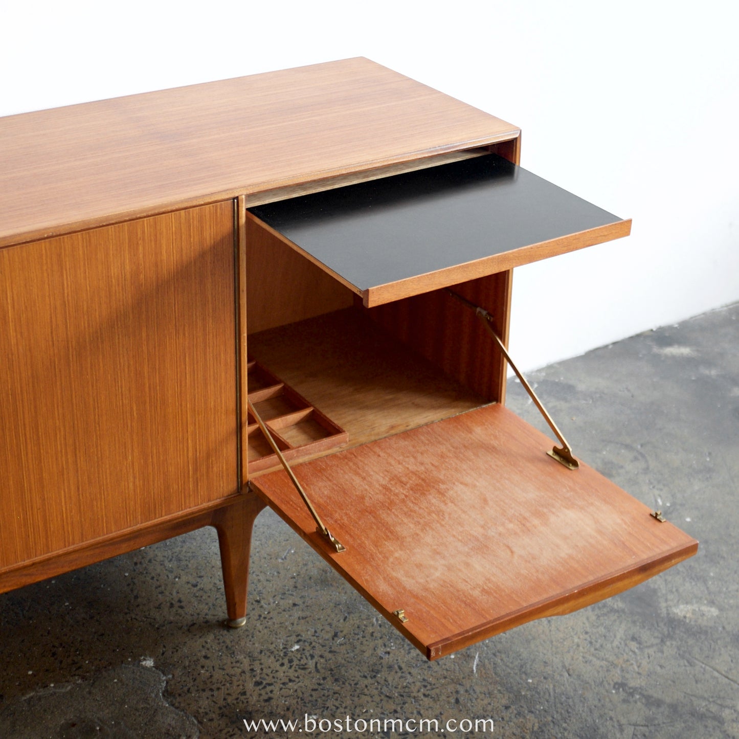 A.H. Mcintosh "Skye" Teak Credenza Designed by Tom Robertson & Val Rossi