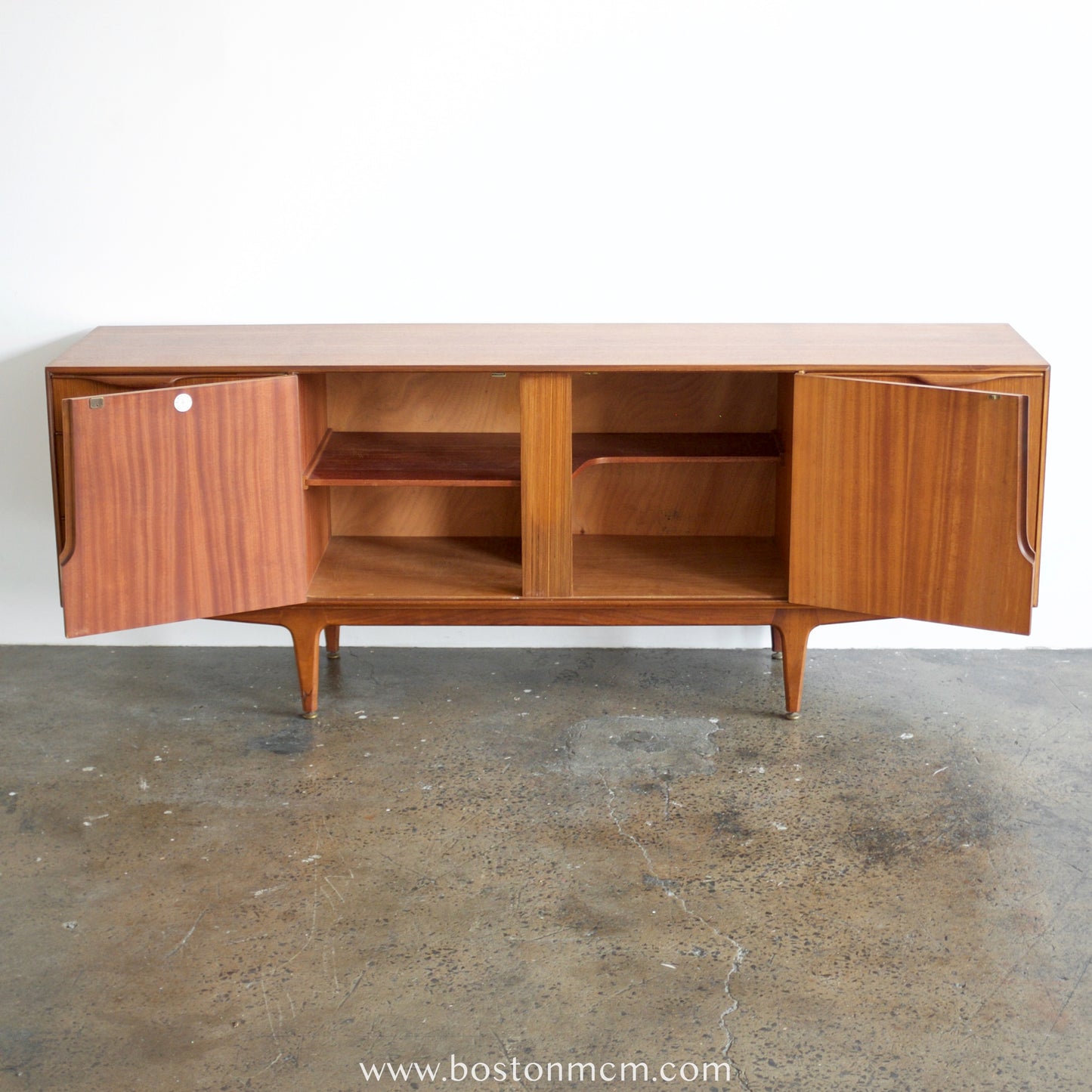A.H. Mcintosh "Skye" Teak Credenza Designed by Tom Robertson & Val Rossi
