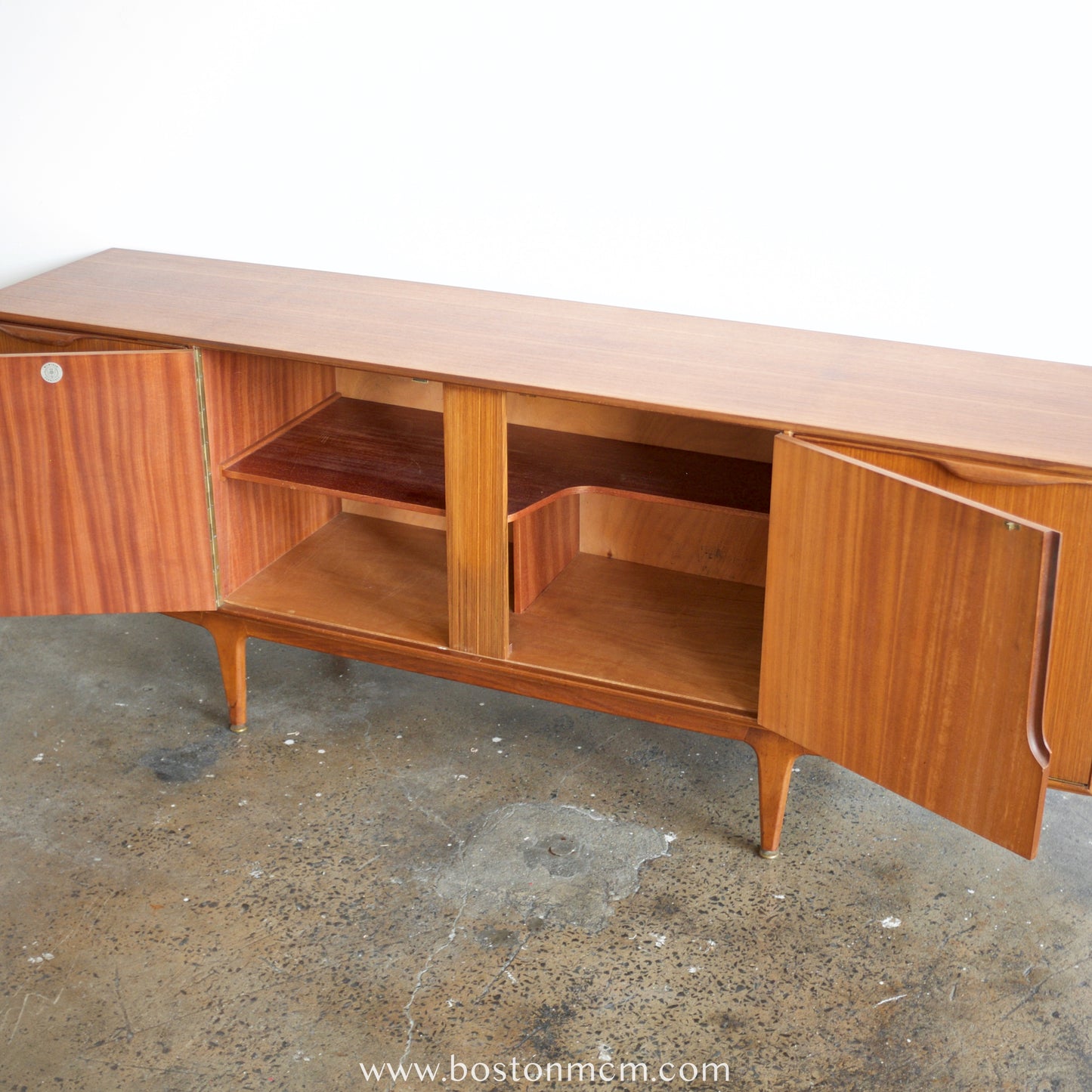 A.H. Mcintosh "Skye" Teak Credenza Designed by Tom Robertson & Val Rossi