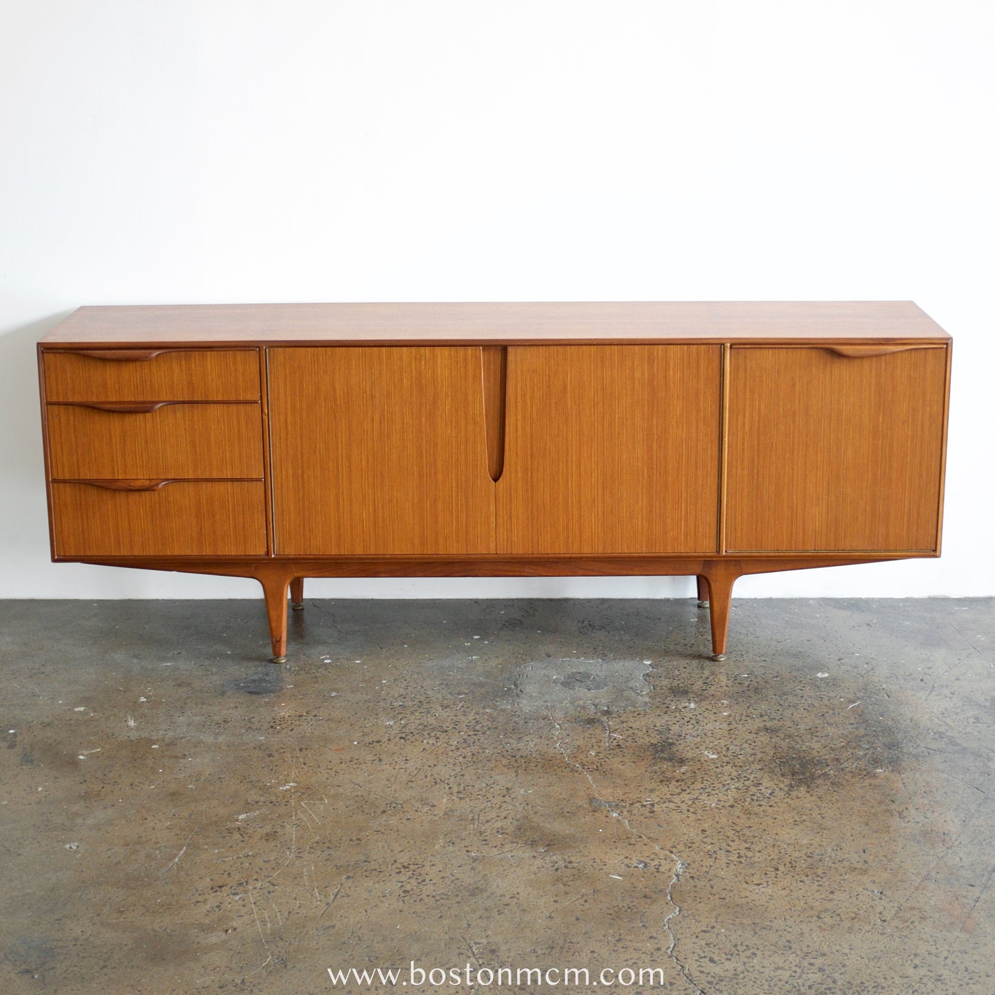 A.H. Mcintosh "Skye" Teak Credenza Designed by Tom Robertson & Val Rossi