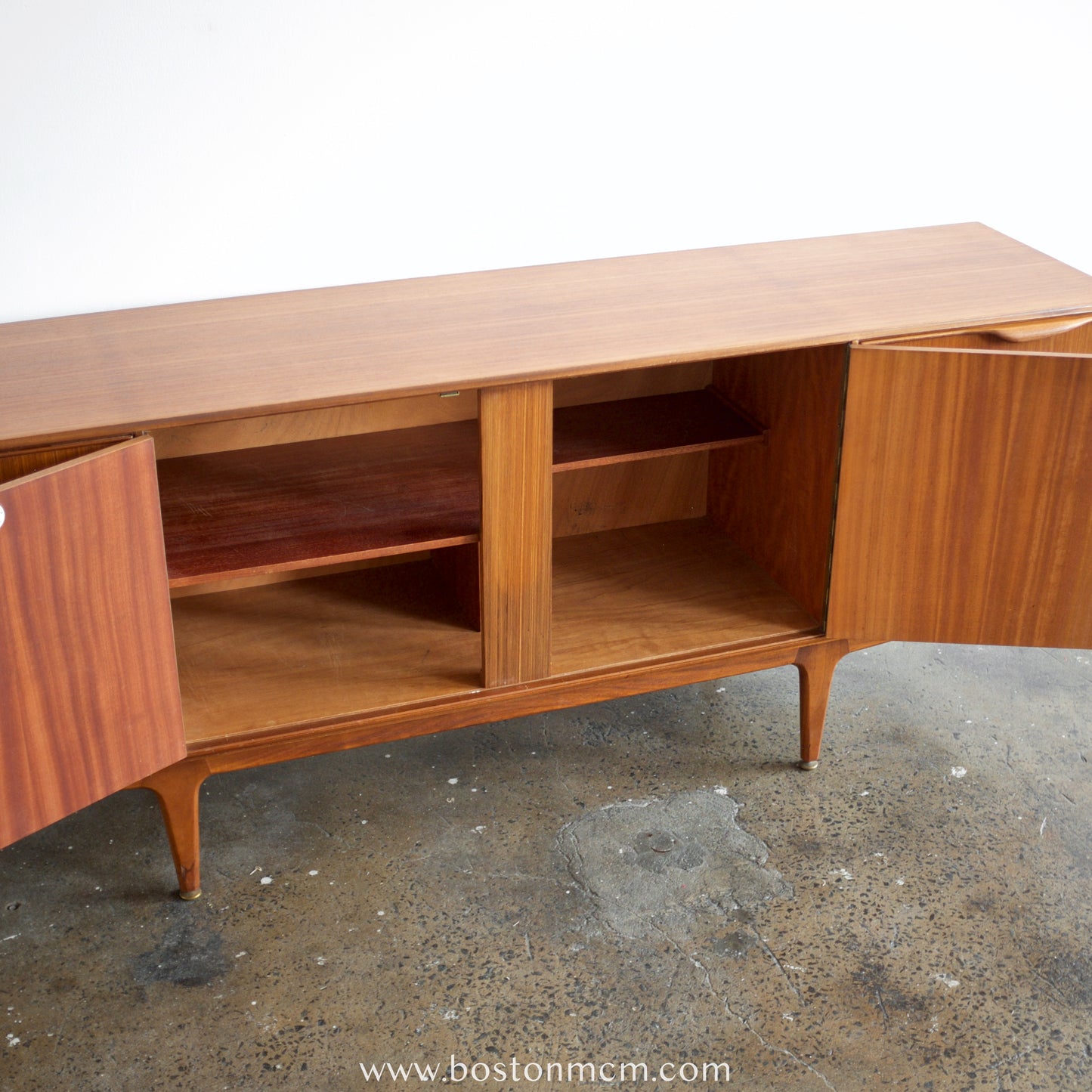 A.H. Mcintosh "Skye" Teak Credenza Designed by Tom Robertson & Val Rossi