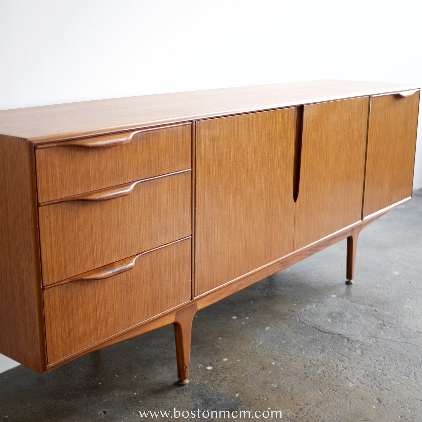 A.H. Mcintosh "Skye" Teak Credenza Designed by Tom Robertson & Val Rossi