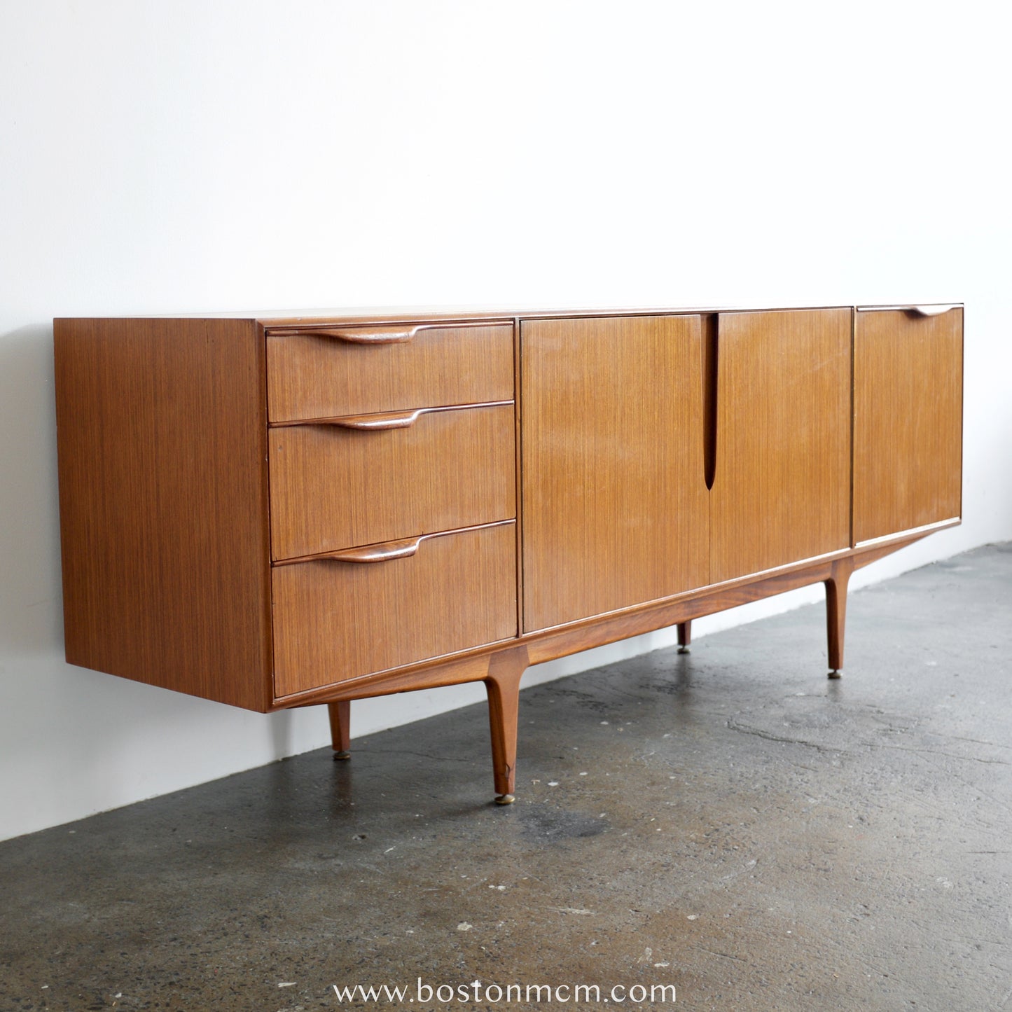 A.H. Mcintosh "Skye" Teak Credenza Designed by Tom Robertson & Val Rossi