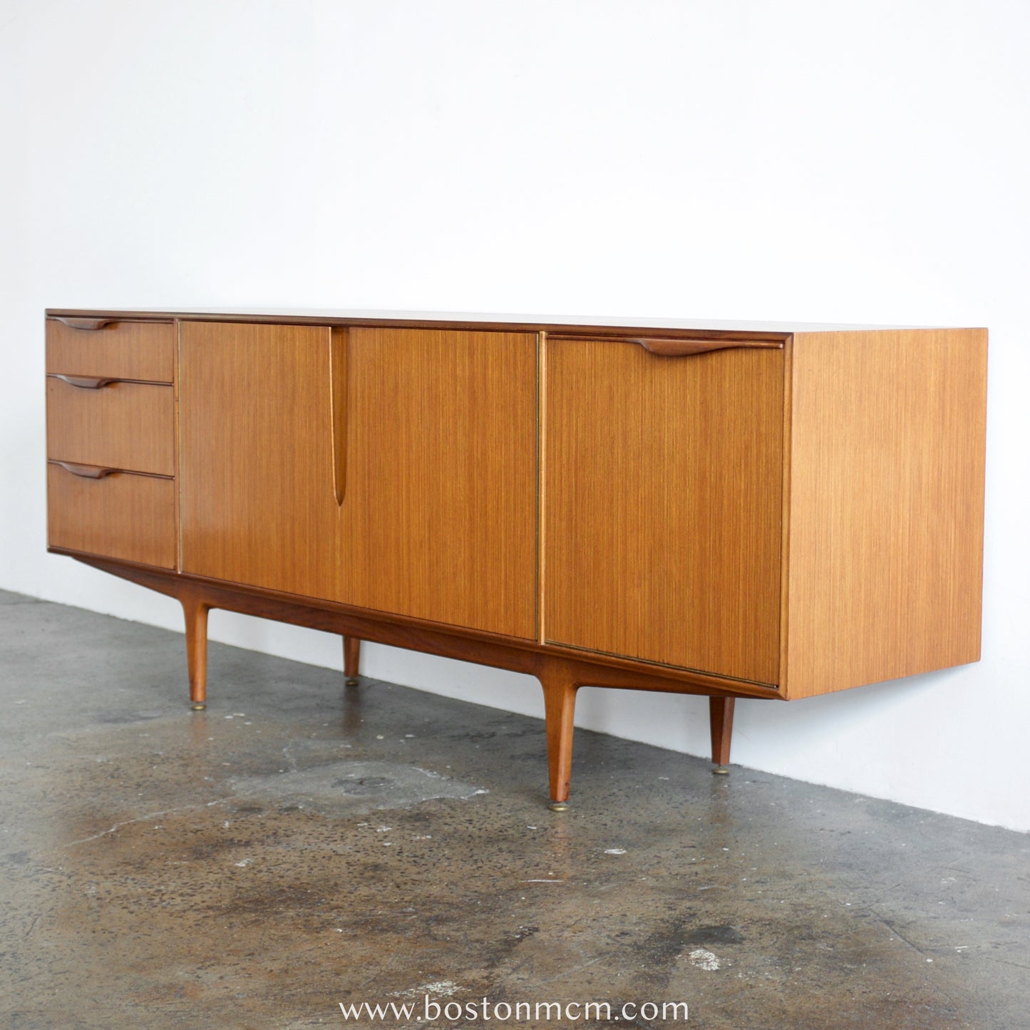 A.H. Mcintosh "Skye" Teak Credenza Designed by Tom Robertson & Val Rossi
