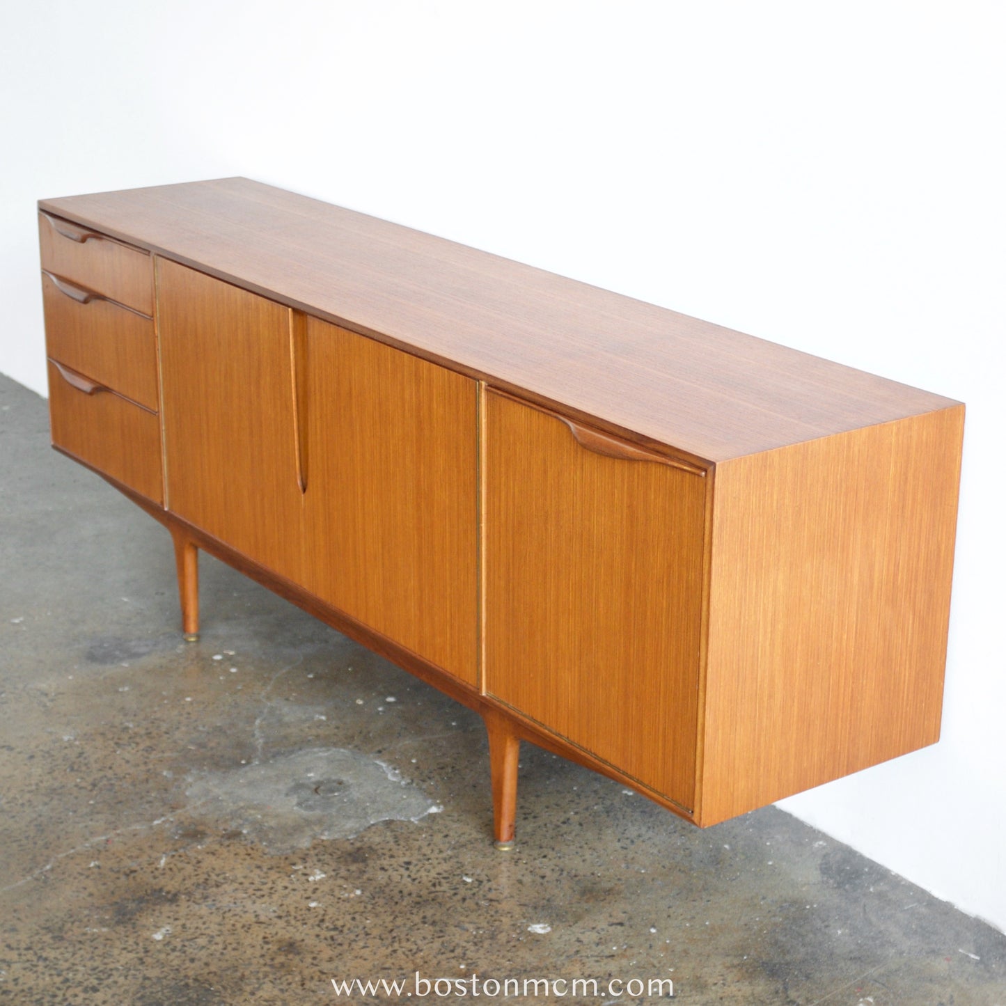 A.H. Mcintosh "Skye" Teak Credenza Designed by Tom Robertson & Val Rossi