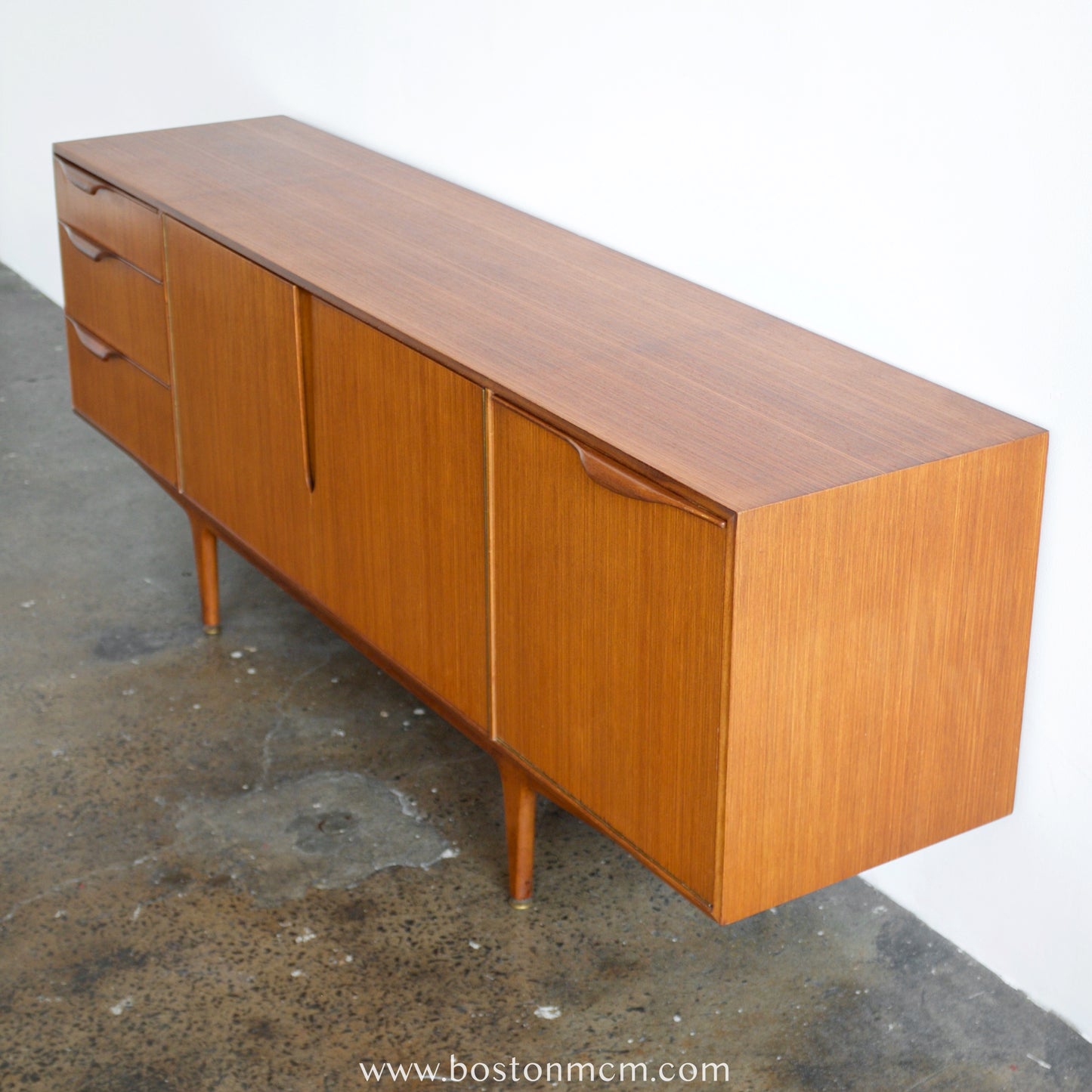 A.H. Mcintosh "Skye" Teak Credenza Designed by Tom Robertson & Val Rossi