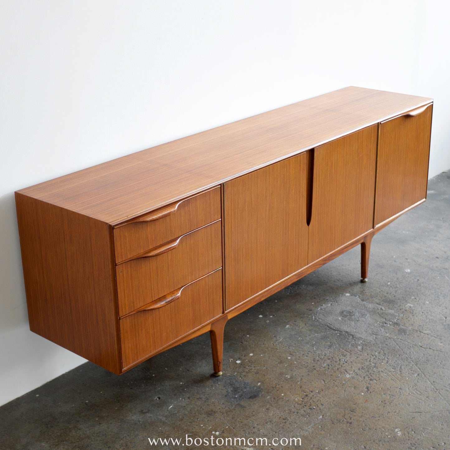 A.H. Mcintosh "Skye" Teak Credenza Designed by Tom Robertson & Val Rossi