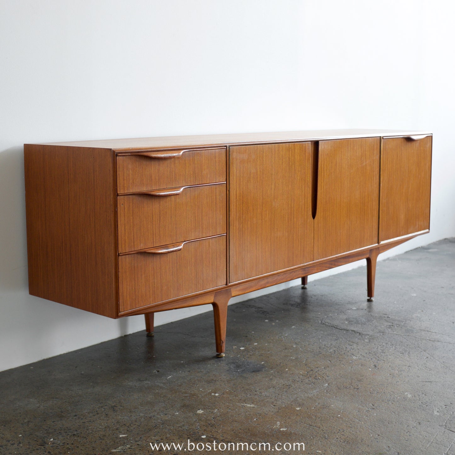 A.H. Mcintosh "Skye" Teak Credenza Designed by Tom Robertson & Val Rossi