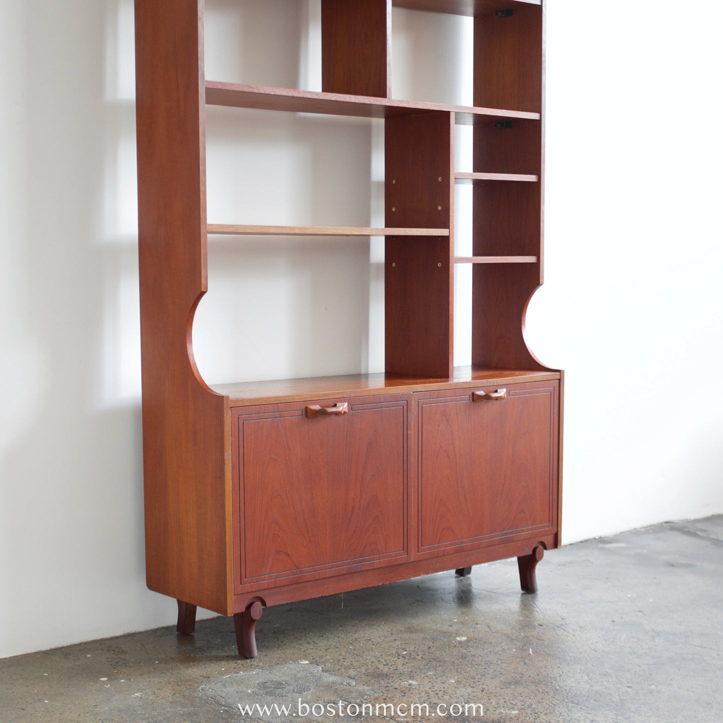 Beautility Teak Room Divider / Hutch