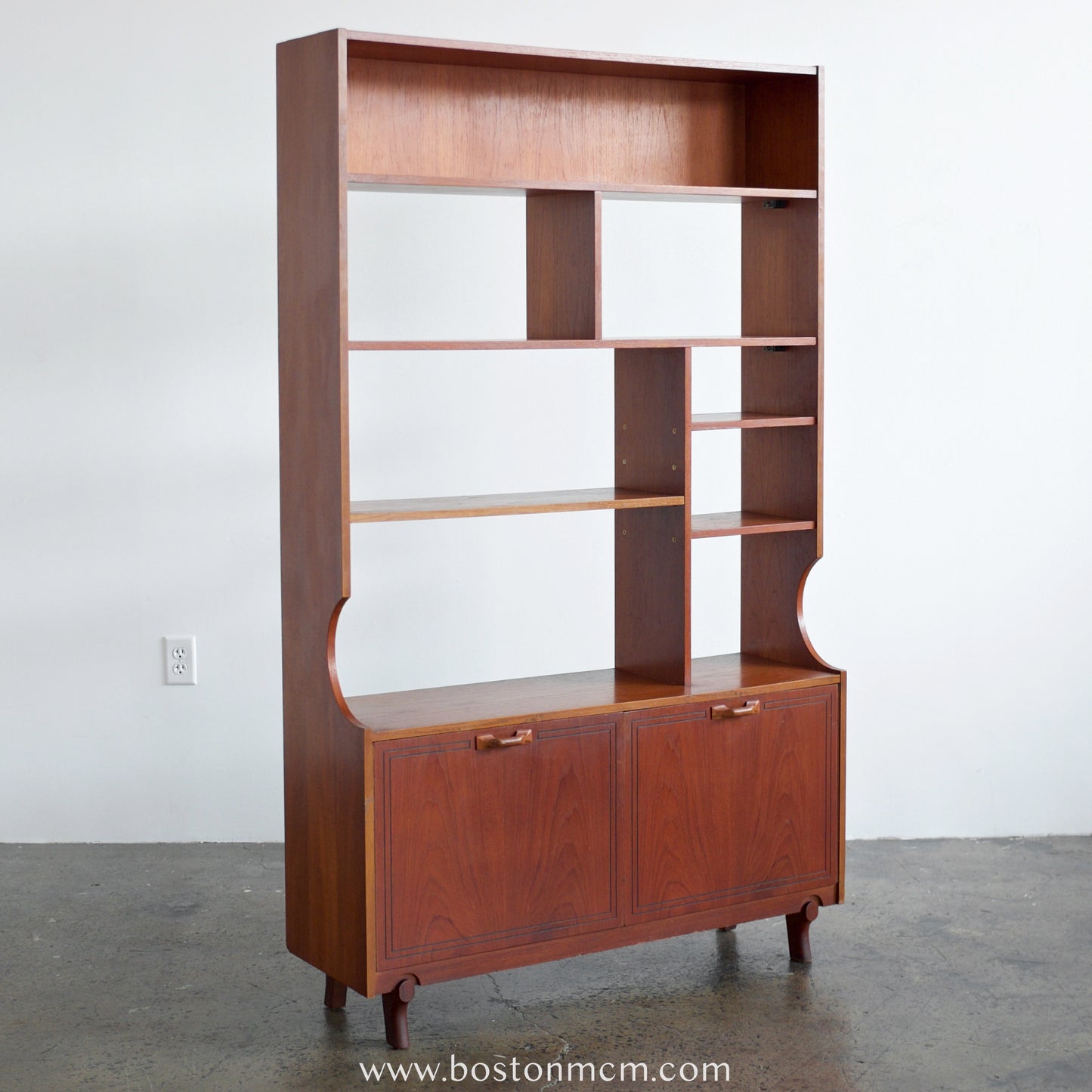 Beautility Teak Room Divider / Hutch
