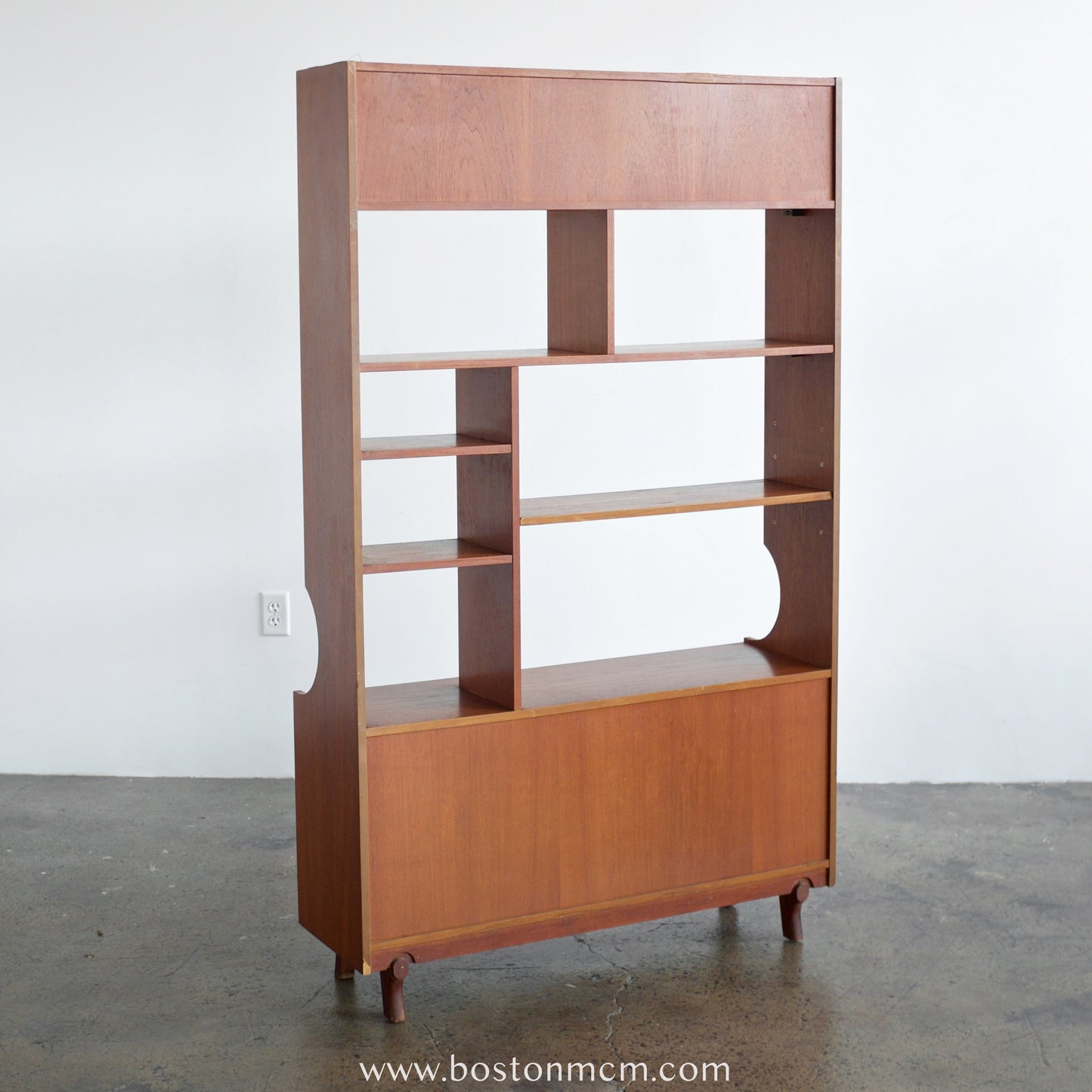 Beautility Teak Room Divider / Hutch