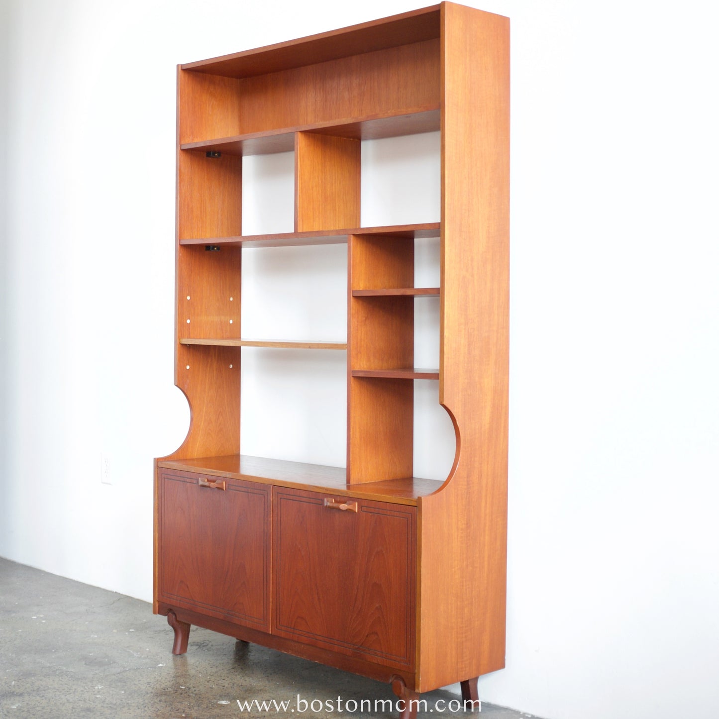 Beautility Teak Room Divider / Hutch