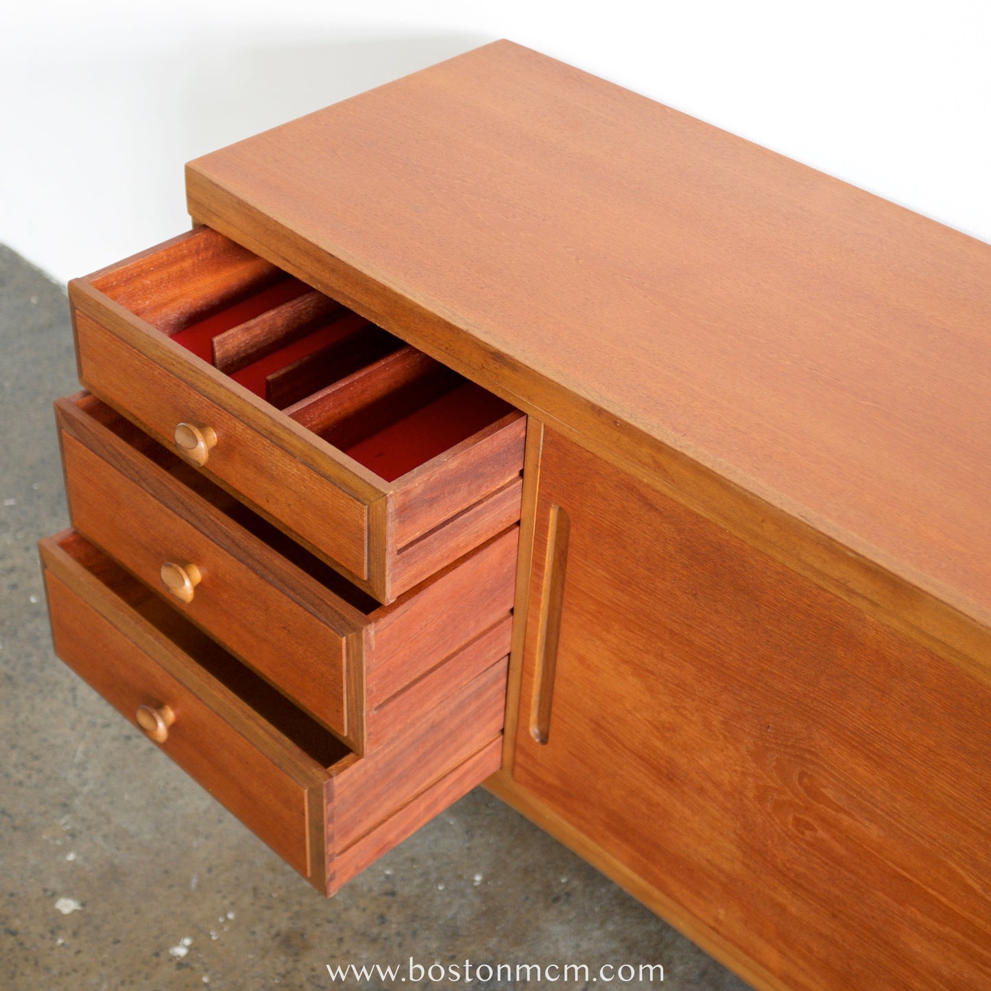 British Teak Credenza