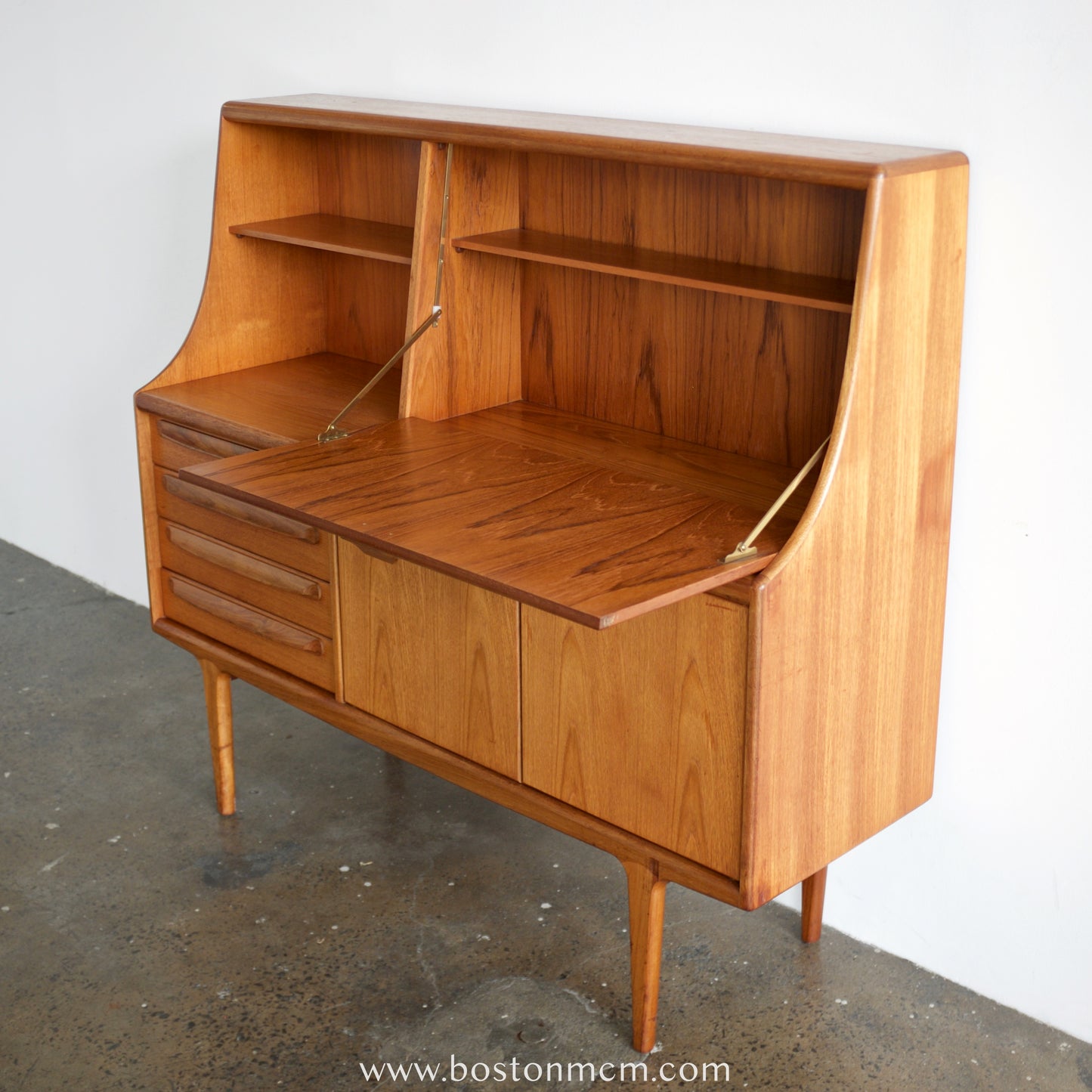 A. Younger "Sequence" Tall Teak Sideboard