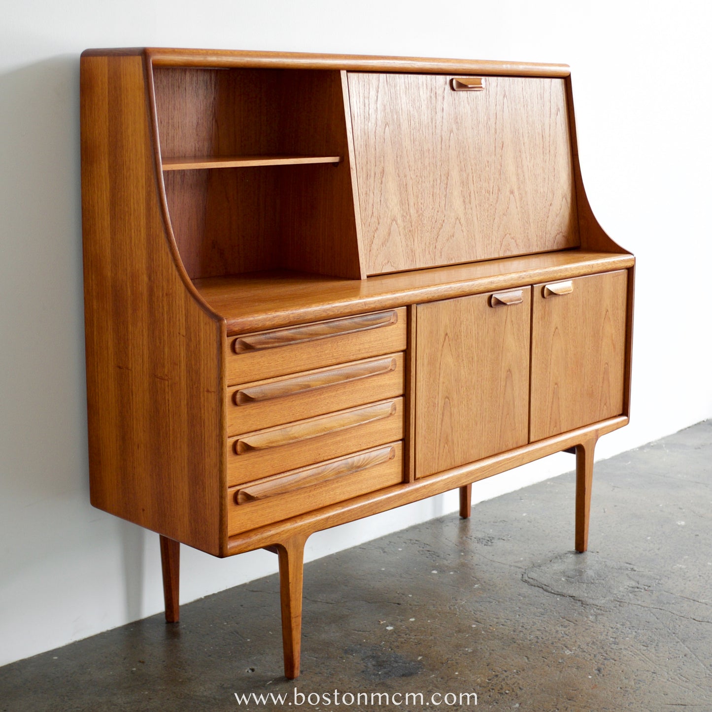 A. Younger "Sequence" Tall Teak Sideboard