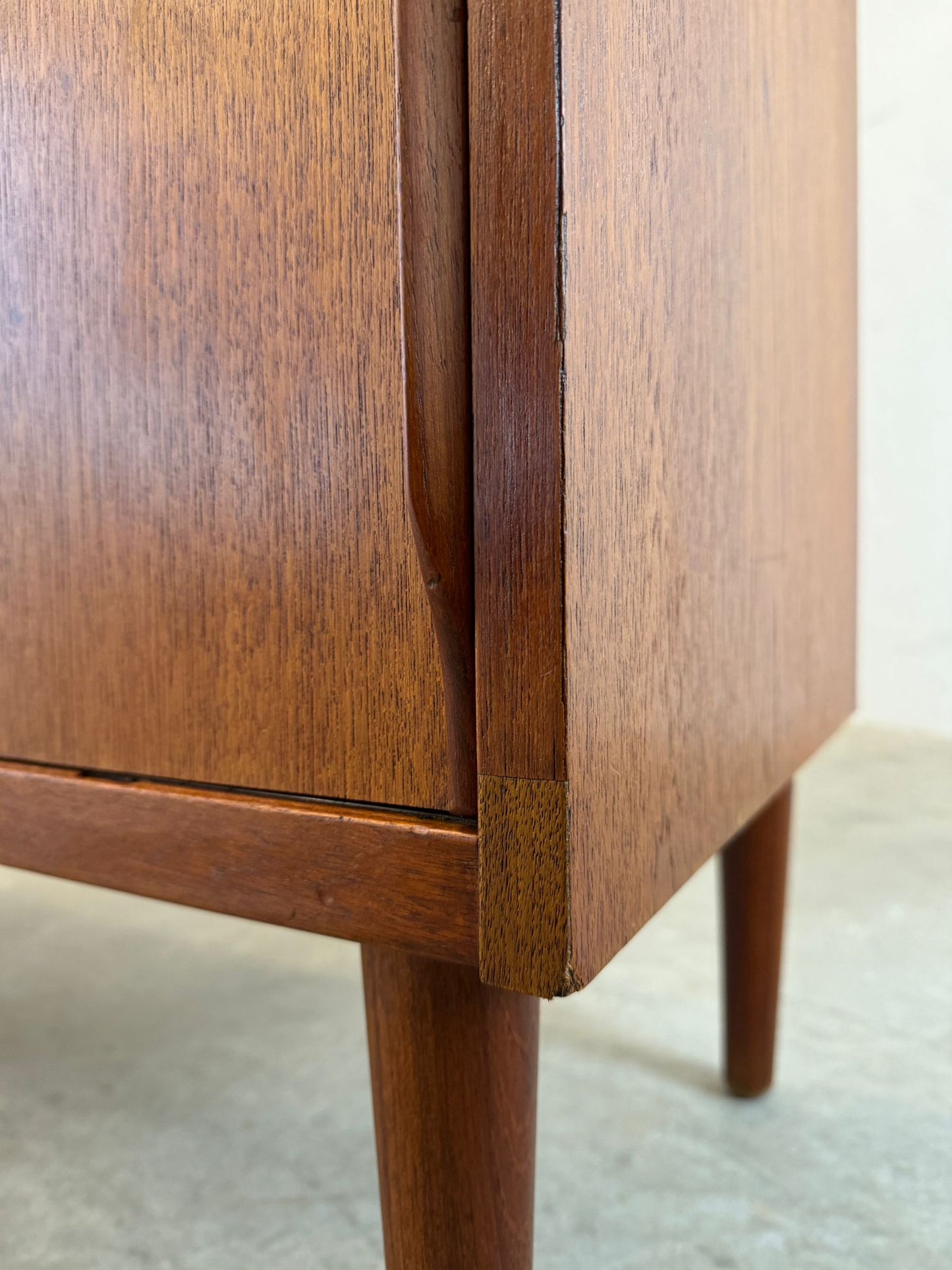 Danish Teak Bookcase with Cabinet Storage - #A1582