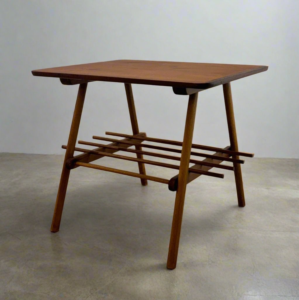 Danish Beech Coffee Table / Side Table - #A1587