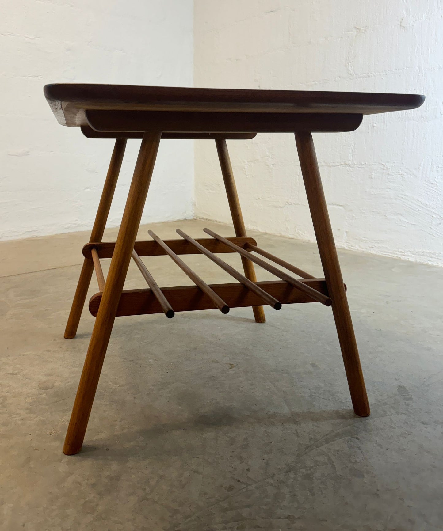 Danish Beech Coffee Table / Side Table - #A1587
