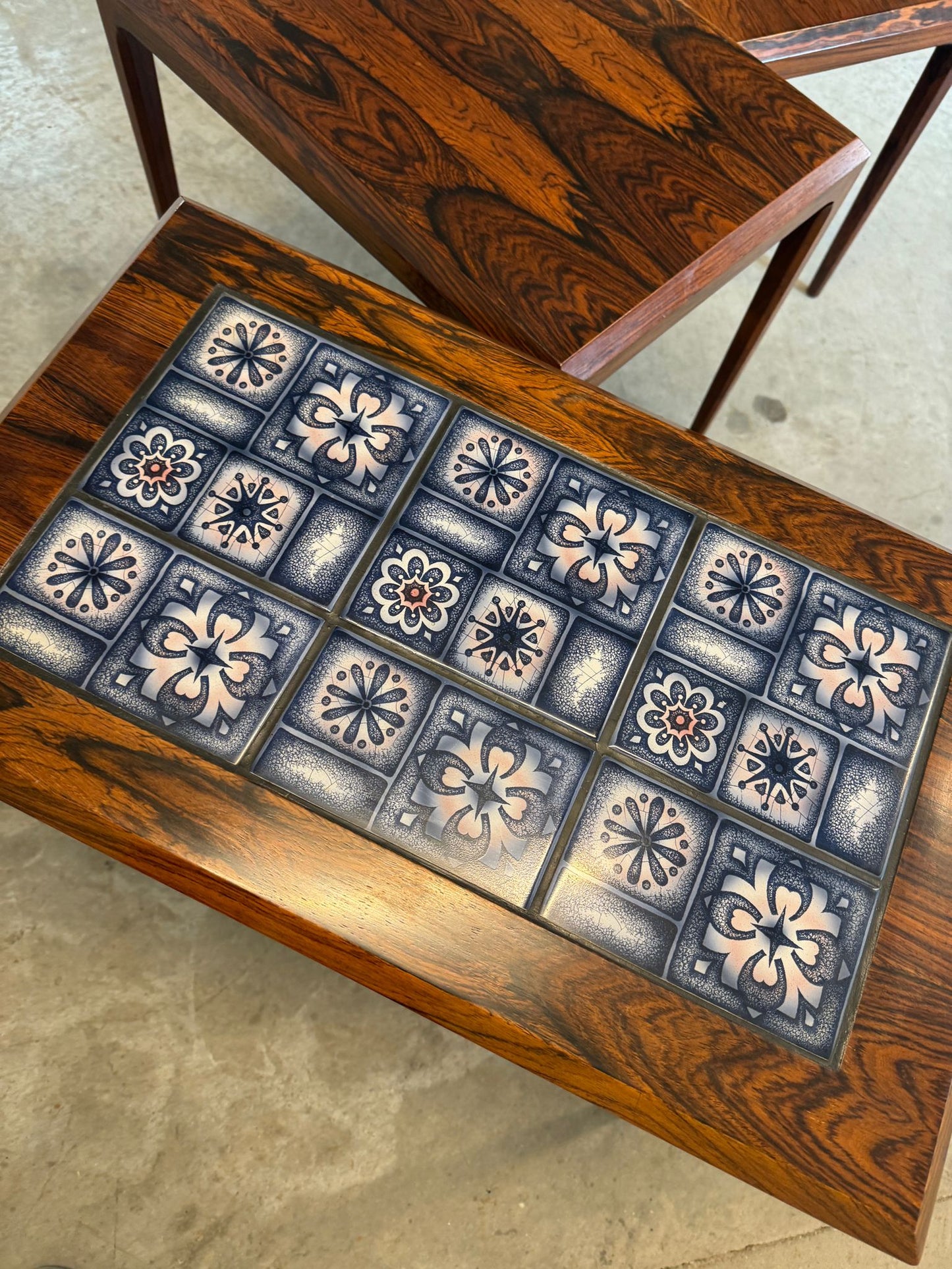 Johannes Andersen for CFC Silkeborg Rosewood Nesting Tables - #A1590
