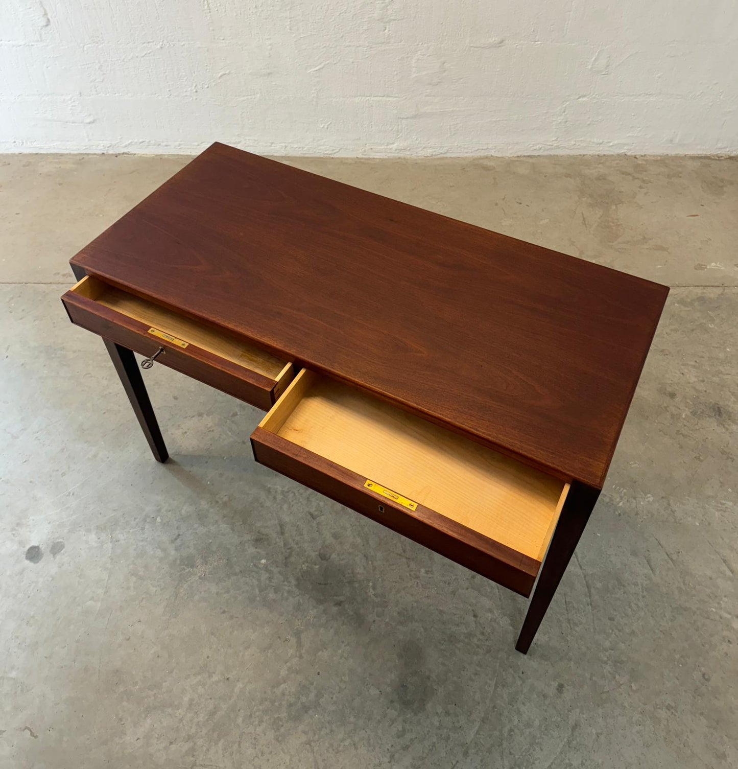 Danish Mahogany Vanity / Desk - #A1595