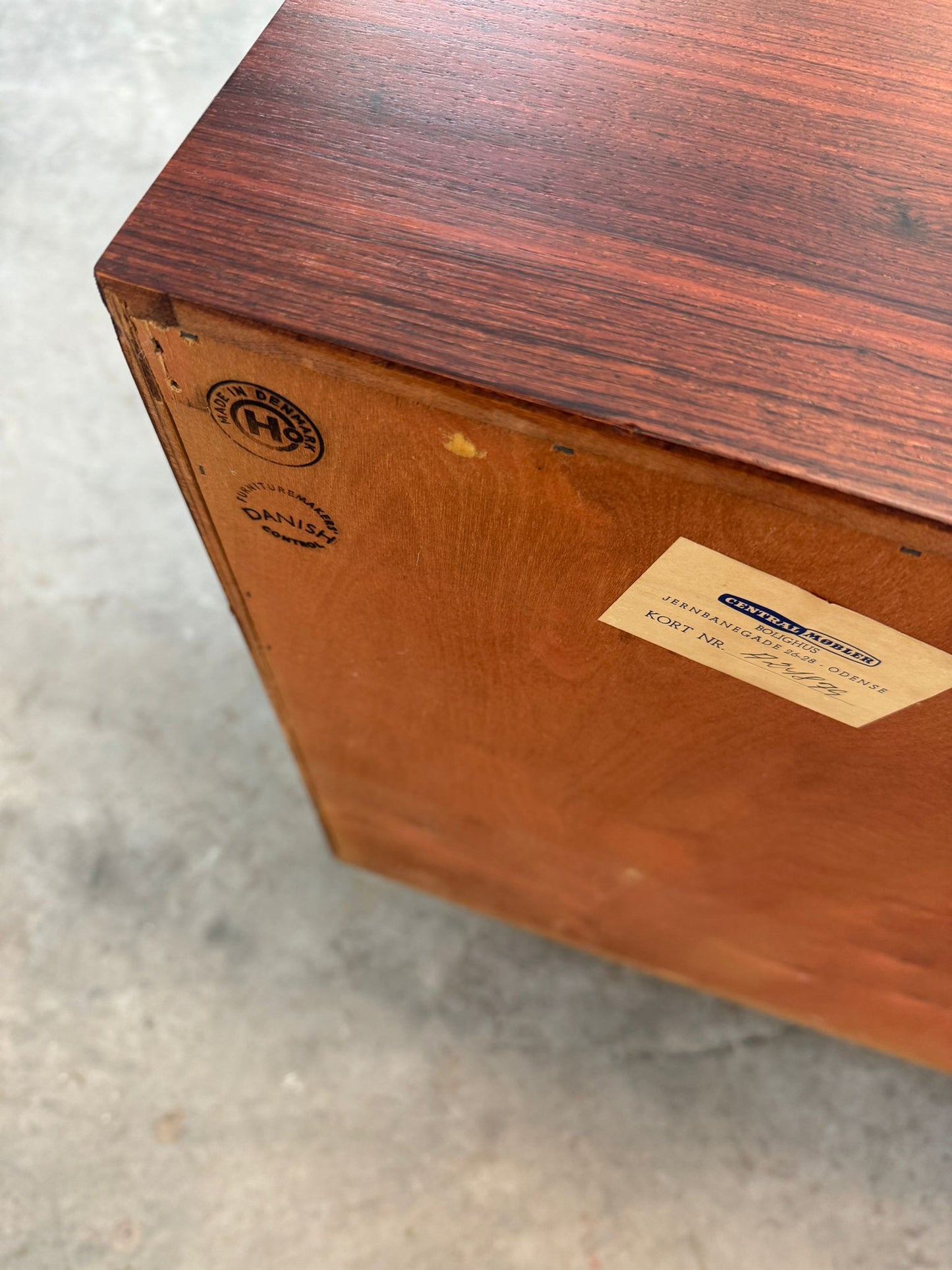 Hundevad & Co. Model #40/3 Rosewood Sideboard Designed by Carlo Jensen - #A1599