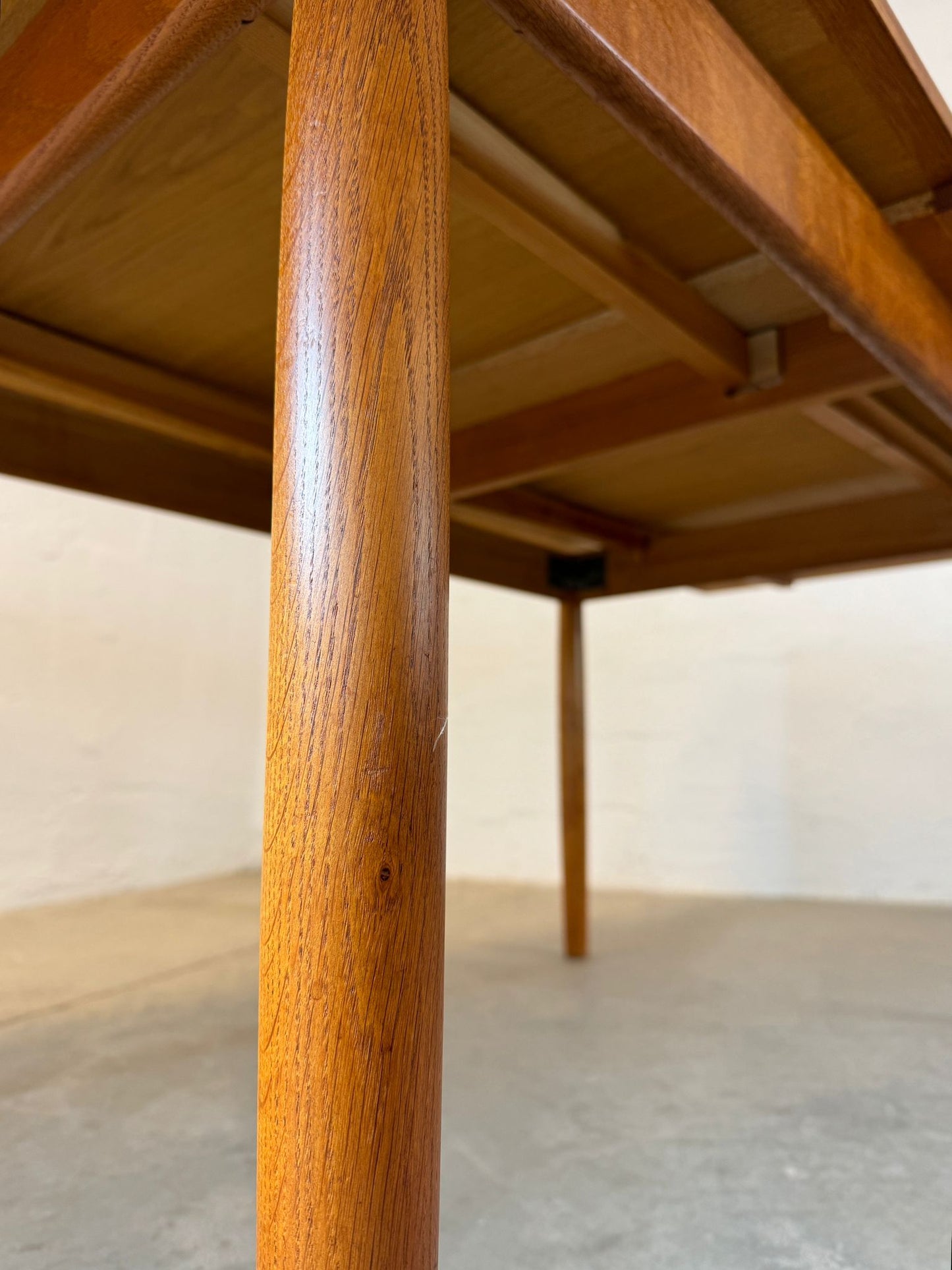 Børge Mogensen Oak Draw Leaf Dining Table - #A1600 - CM Madsen for FDB Møbler