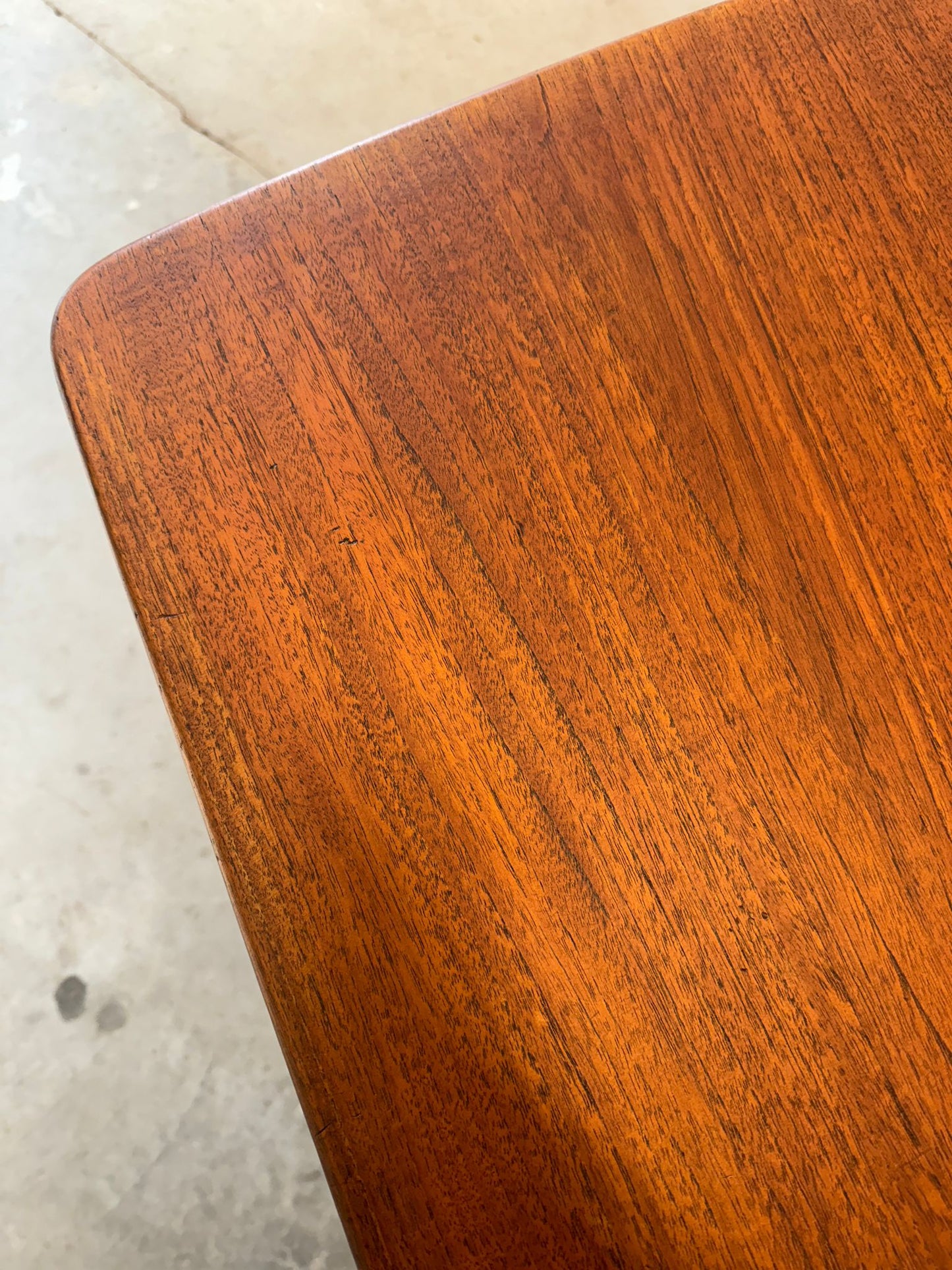 Danish Teak Desk with Rear Shelving - #A1610