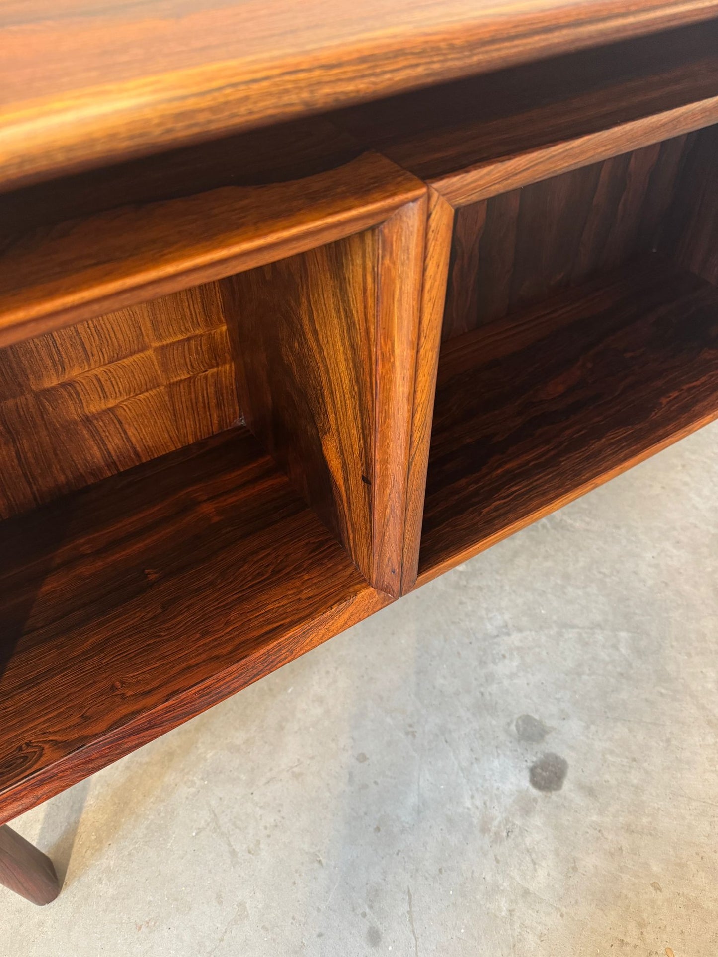 Brouer Møbelfabrik Model #100 Danish Rosewood Desk - #A1612 - Designed by Erik Brouer