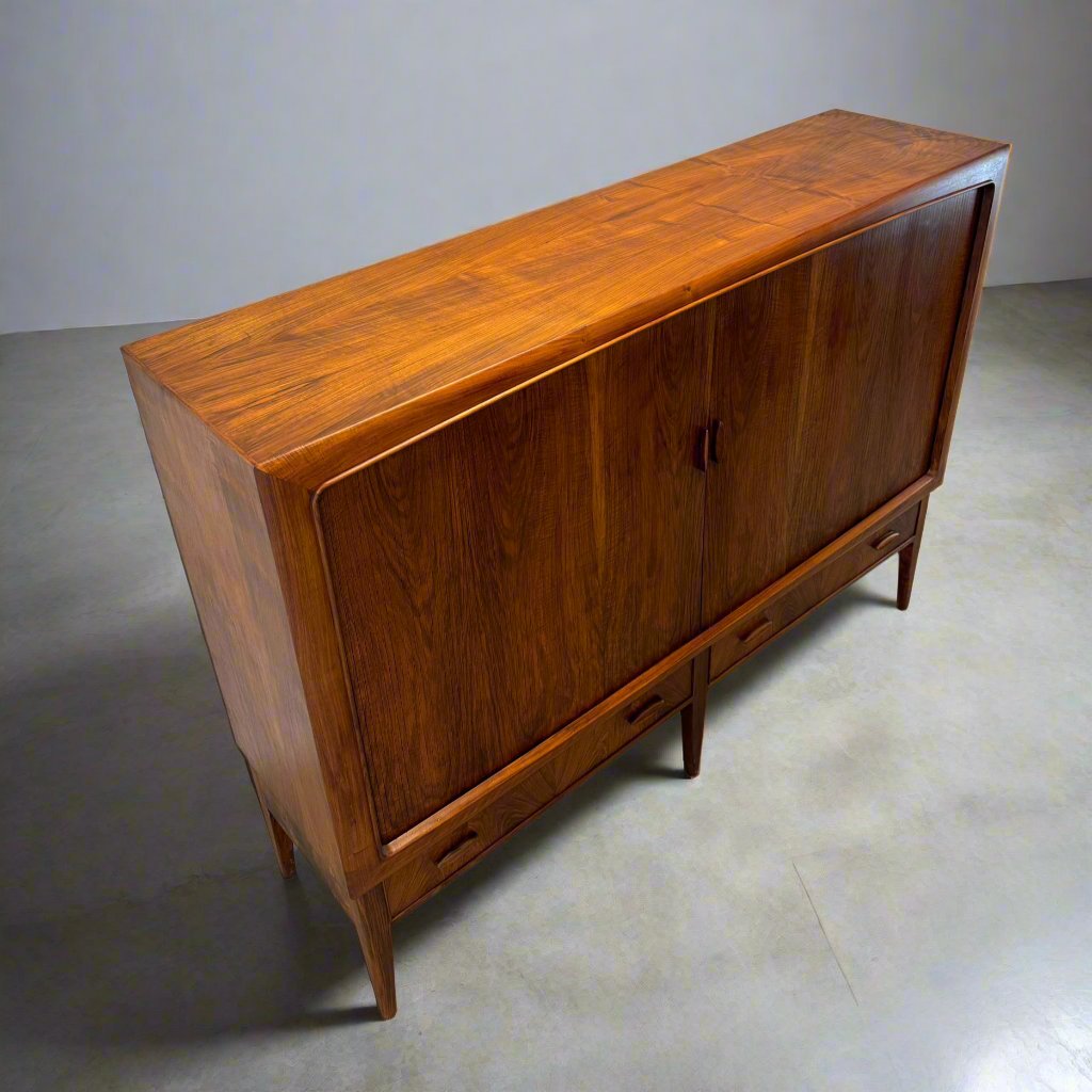 Danish Rosewood & Mahogany Tall Sideboard / Highboard - #A1631