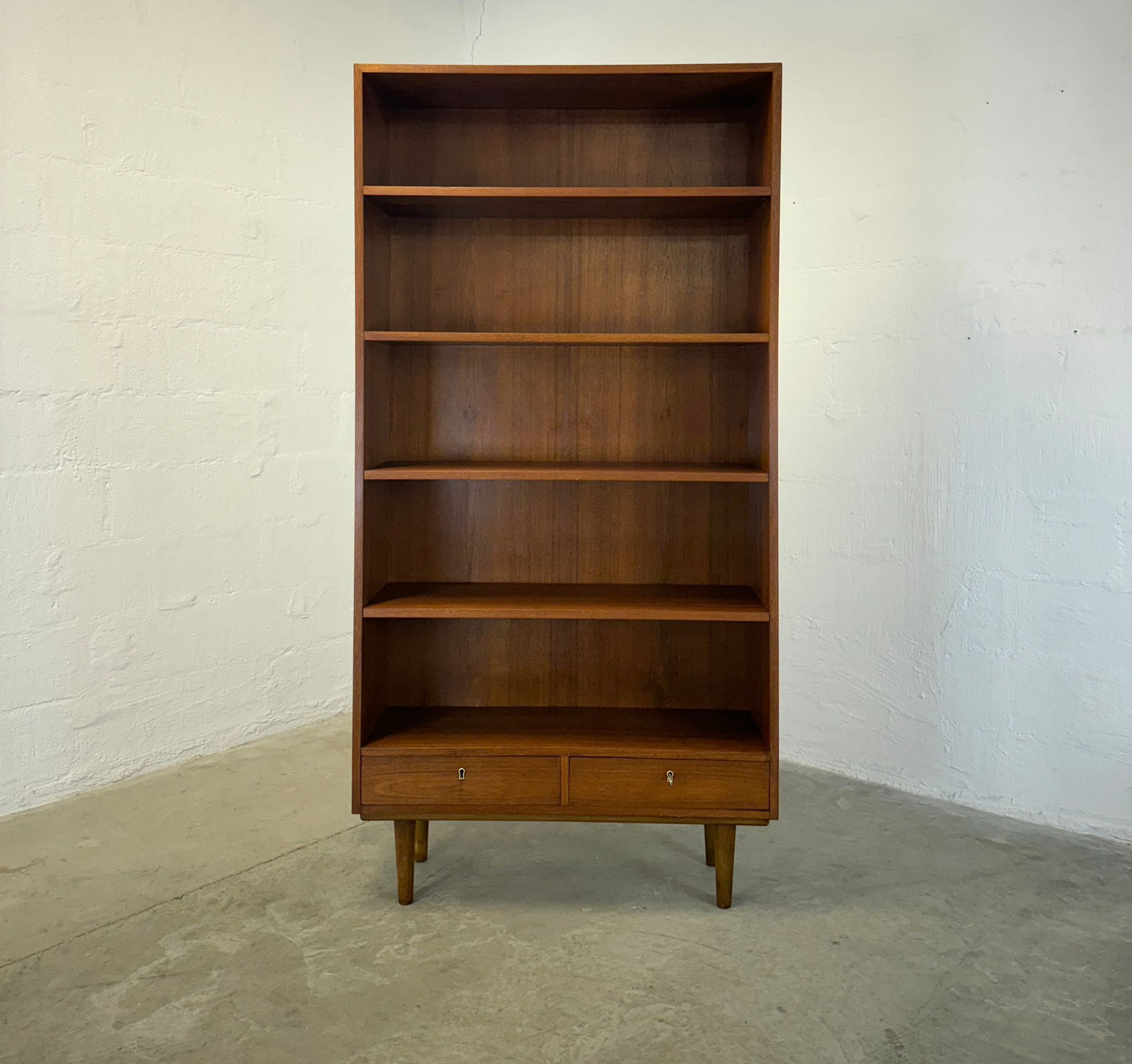 Danish Teak Bookcase - #A1654